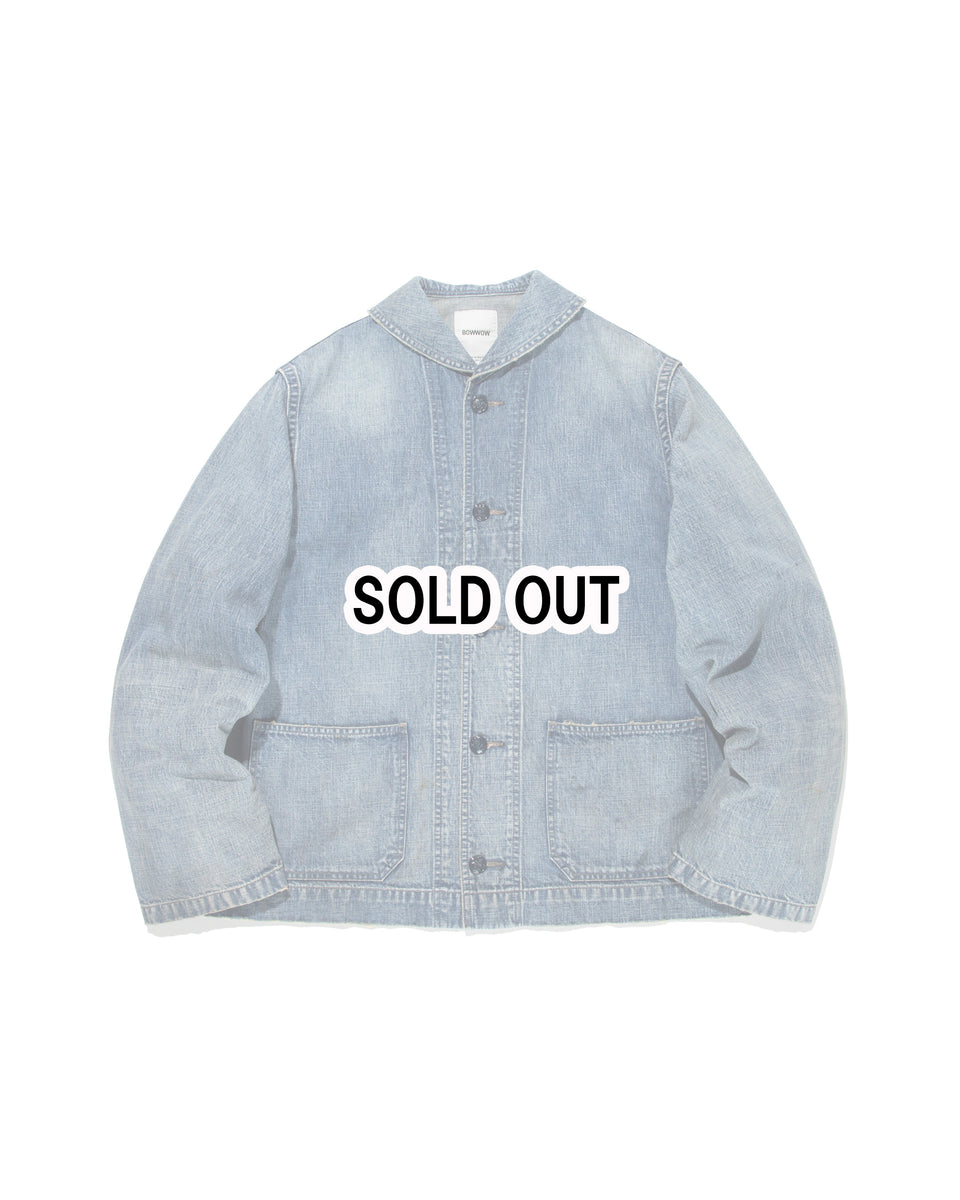 ジャケット・アウター BOWWOW USN M43 DUNGAREE JUMPER, SHAWL CO USN M43 DUNGAREE JUMPER, SHAWL COLLAR – C30 - BOW WOW