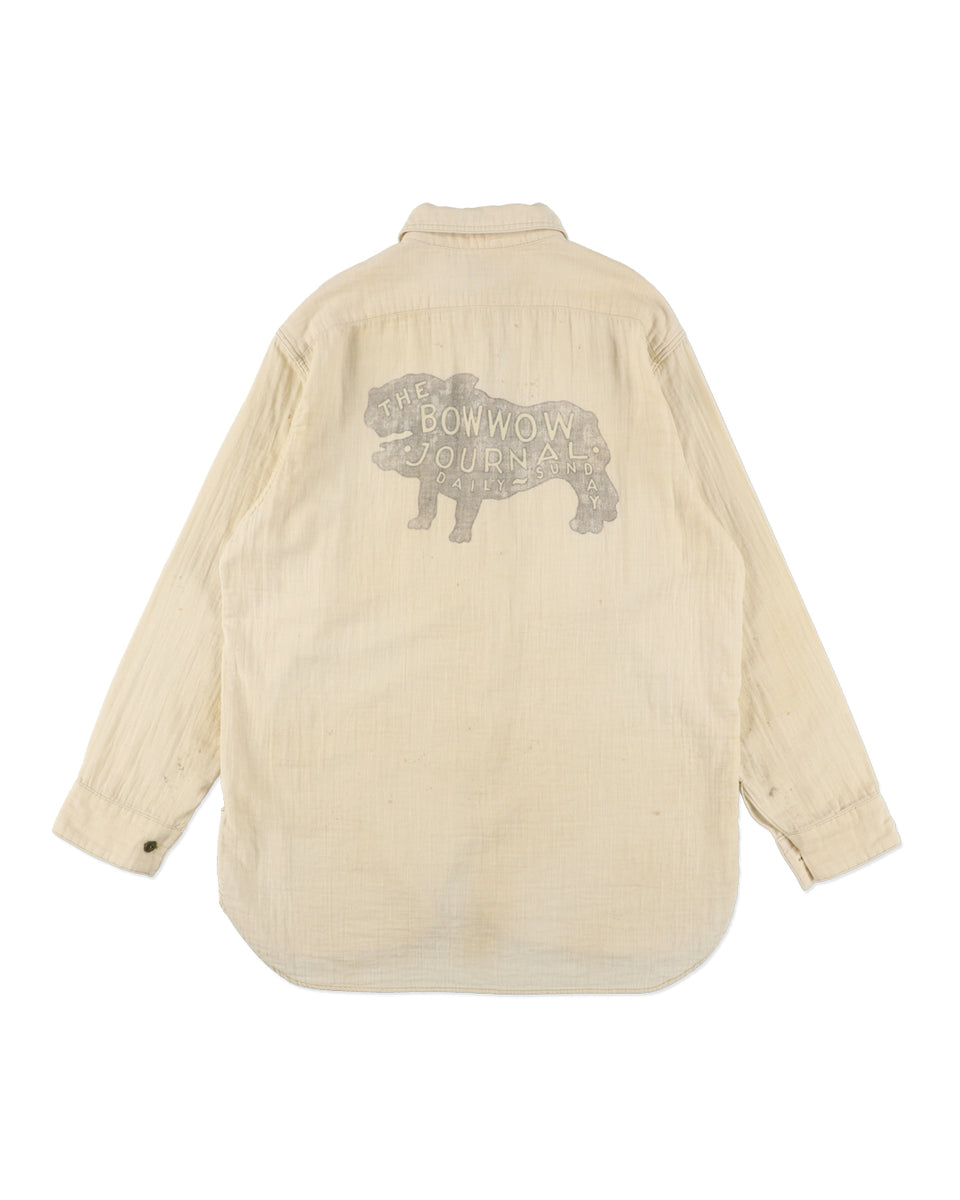 C*l様 THE BOW WOW JOURNAL GAUZE SHIRT AGE THE BOW WOW JOURNAL GAUZE SHIRT AGED – C30 - BOW WOW, RECOGNIZE