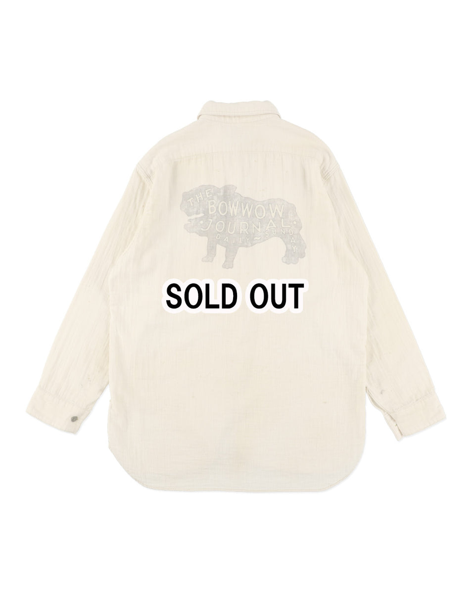 THE BOW WOW JOURNAL GAUZE SHIRT AGED – C30 - BOW WOW, RECOGNIZE