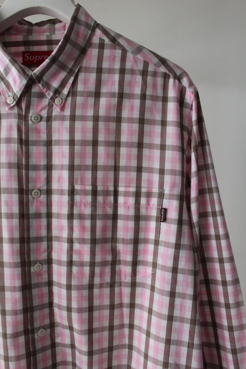 USED in STOCK】Supreme - CHECK B.D LS SHIRT – C30 - BOW WOW