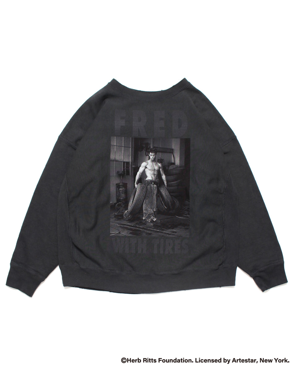 BOW WOW / HERB RITTS COLLECTION】FRED WITH TIRES SWEAT SHIRTS 