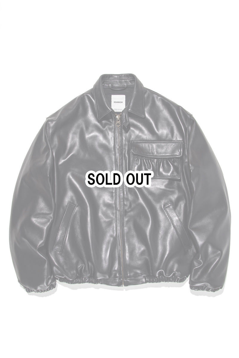 GAMES LEATHER HARRINGTON JACKET