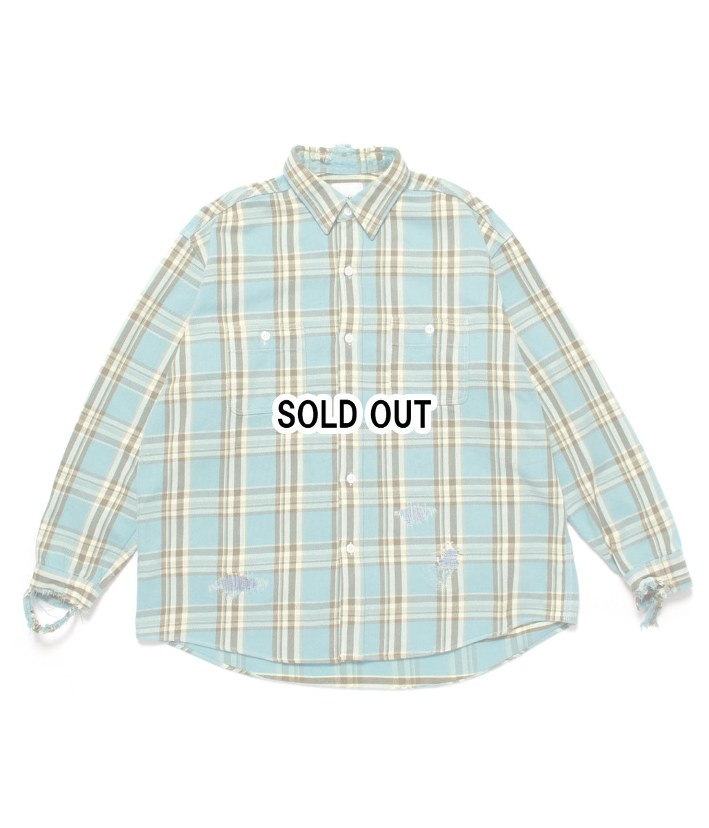 CRUSH FLANNEL SHIRTS KING SIZE