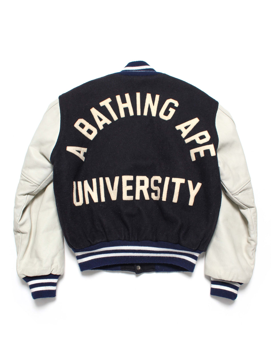 A BATHING APE】 × POST OVERALLS UNIVERSITY STADIUM JKT 90s A BATHING APE】 × POST OVERALLS UNIVERSITY STADIUM JKT 90s