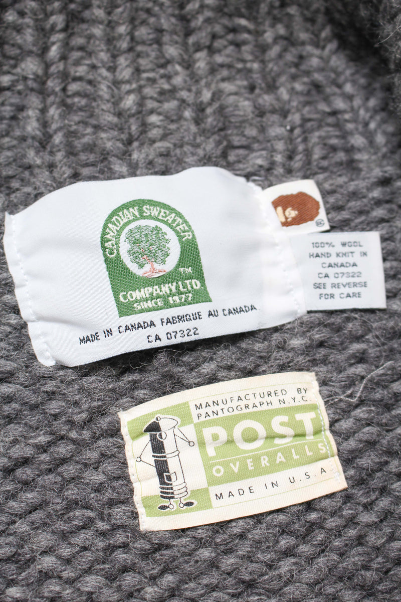 A BATHING APE】 × POST OVERALLS - CANADIAN SWEATER APE COWCHIN 
