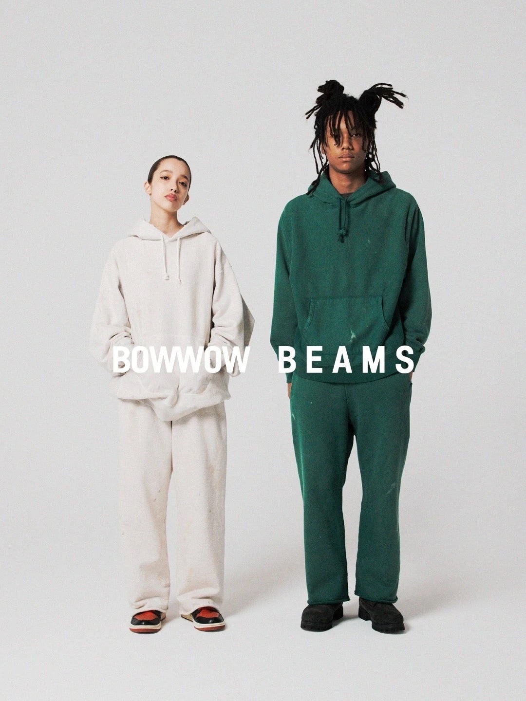 BEAMS × BOW WOW Exclusive AGED SWEAT SET UP – C30