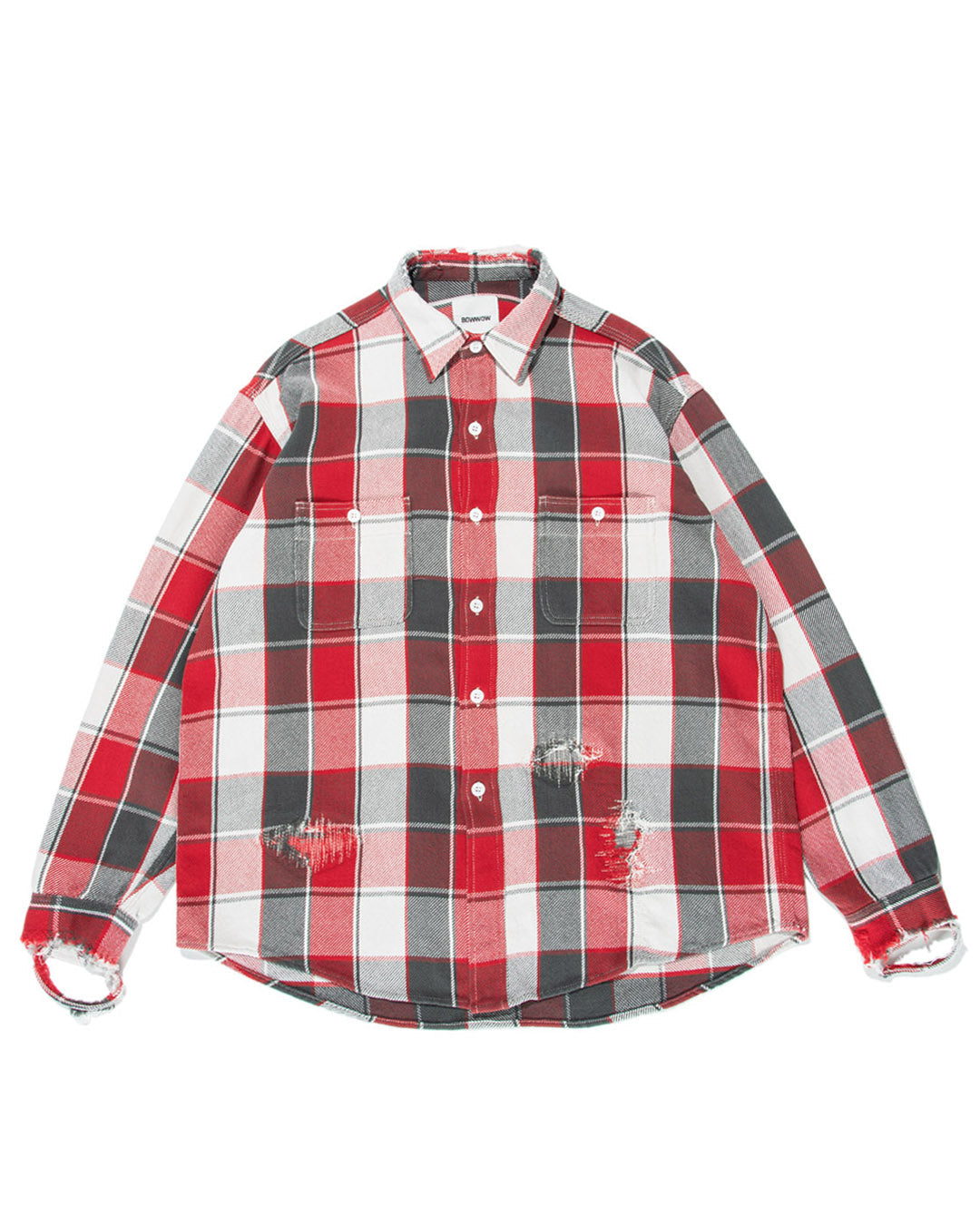 トップス BOWWOW REPAIR AGEING FLANNEL SHIRTS BOW WOW REPAIR AGEING FLANNEL SHIRTS – unexpected store