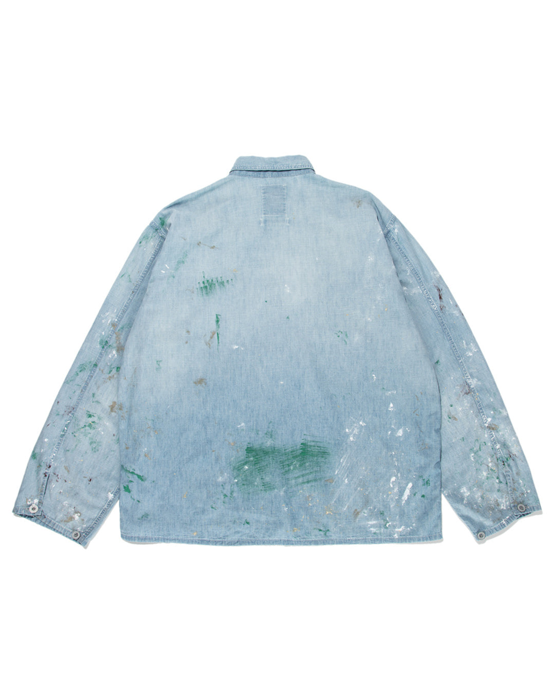 23aw US ARMY P/O CHAMBRAY SHIRTS PAINTED袖丈67cm