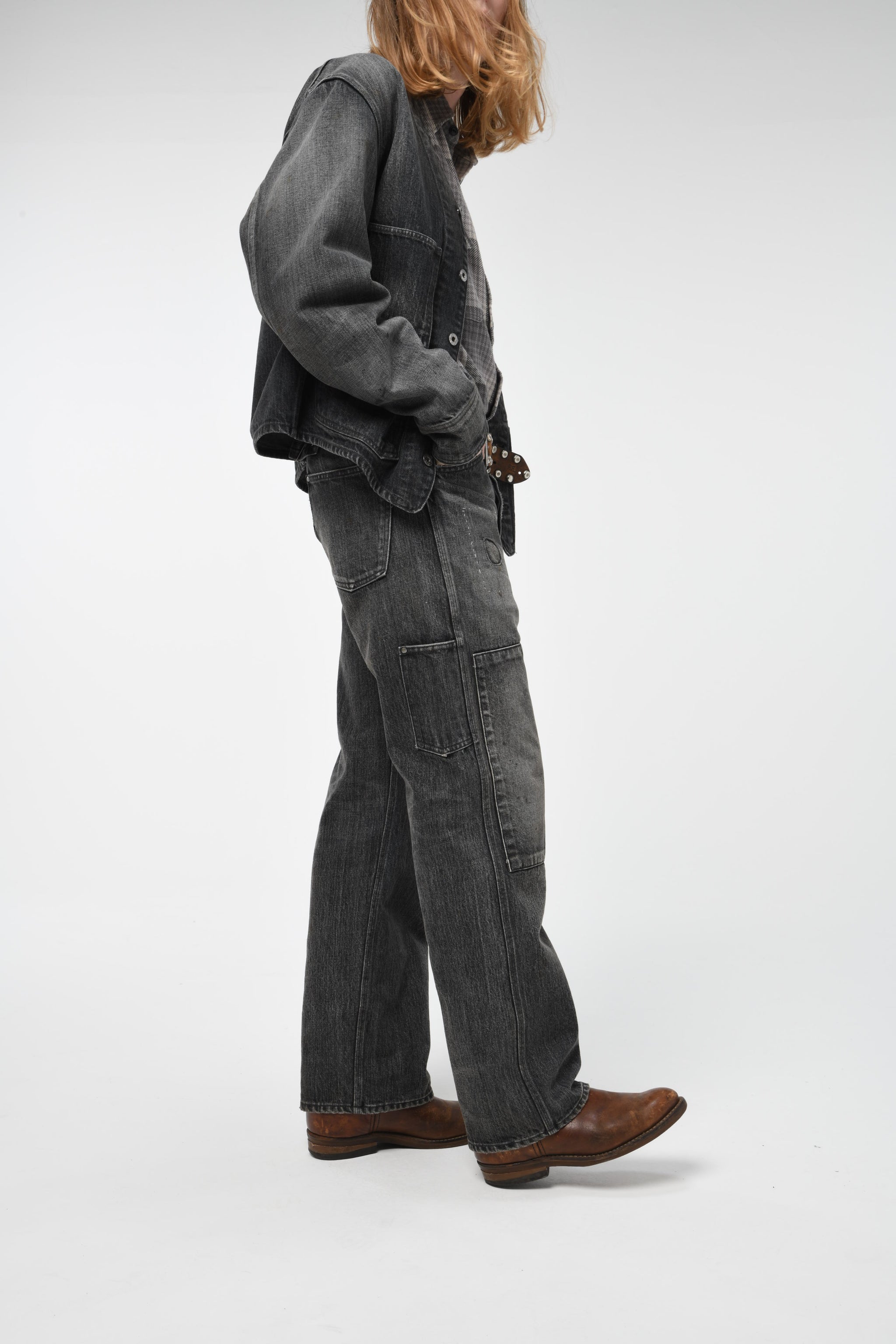 パンツ BOWWOW 30S BLACK DENIM PANTS REPAIRED 30S BLACK DENIM PANTS REPAIRED – C30 - BOW WOW, RECOGNIZE