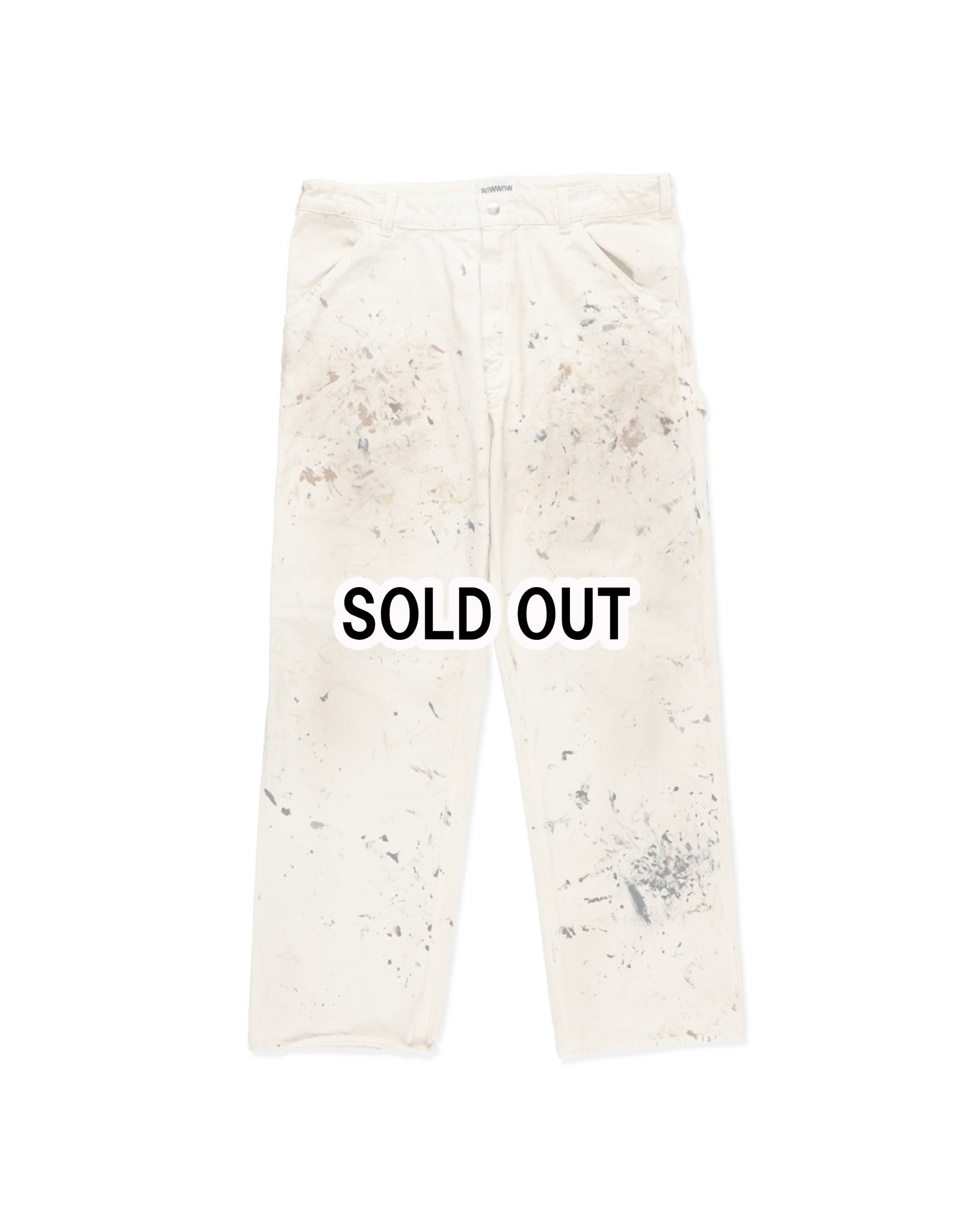 【美品】BOWWOW チノパンツ　ペイント加工　XXXL 美品】BOWWOW チノパンツ ペイント加工 XXXL