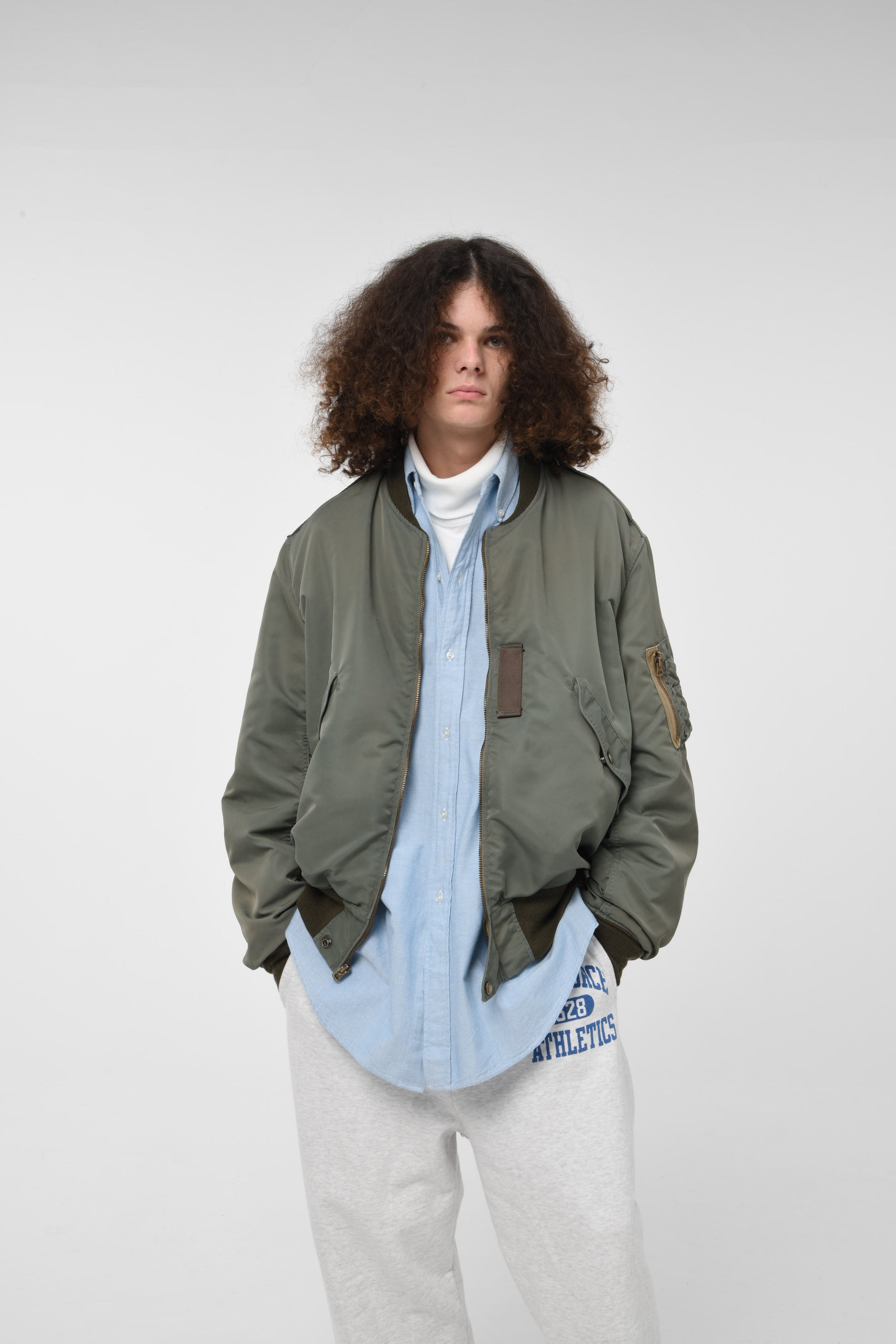 SWITCHBLADE × 接ぎ合わせ L'Arc〜en〜Ciel LONG AVIATOR JACKET