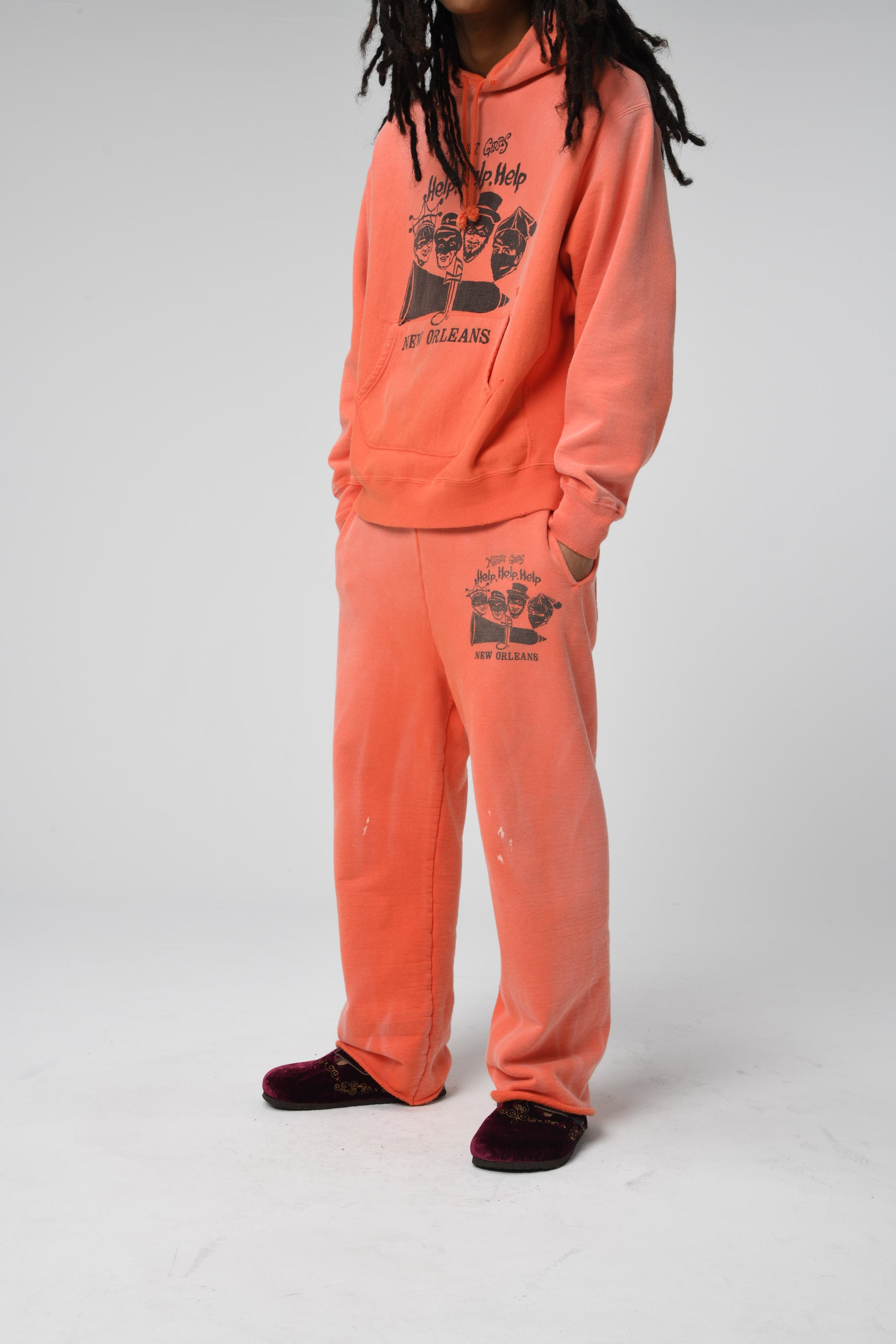 BEATLE MANIA MARDI GRAS SWEAT PANTS – C30 - BOW WOW, RECOGNIZE 