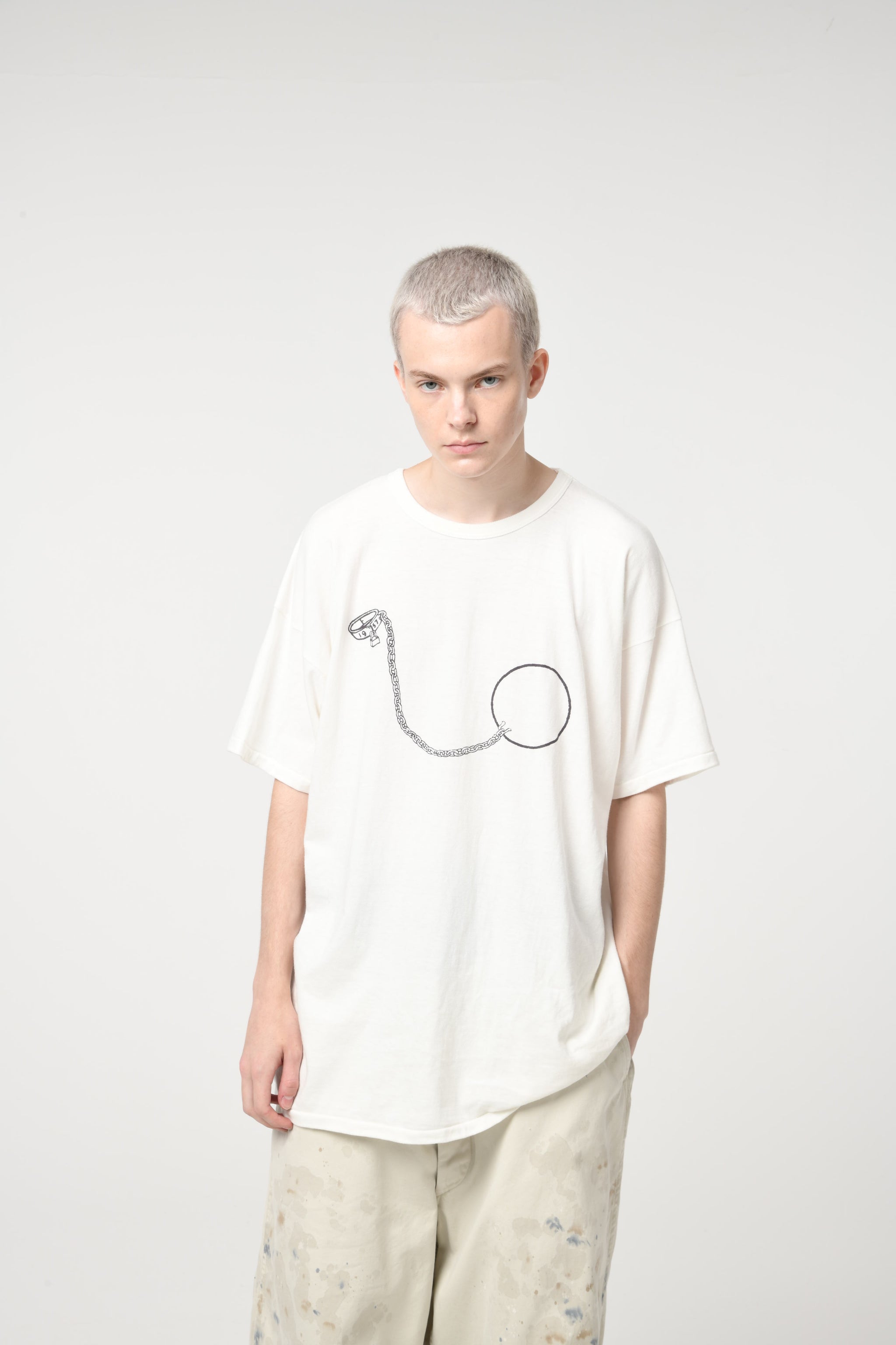 【BOWWOW】バウワウ/BALL AND CHAIN 8812 TEE / WHT /Tシャツ 2025SS】BOWWOW （バウワウ） 