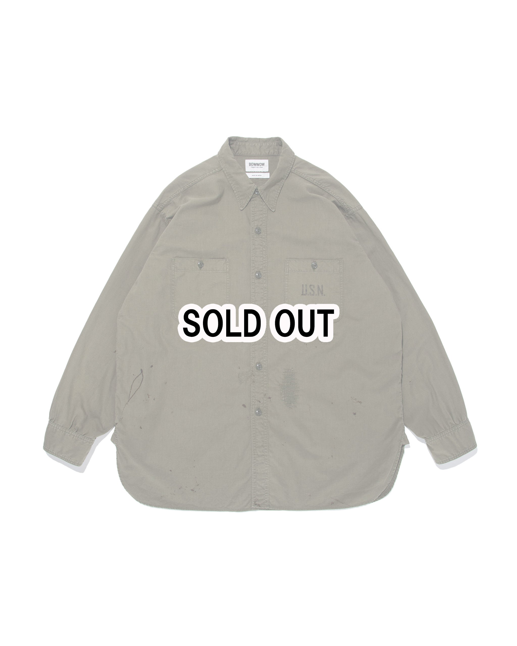 BOWWOW / US ARMY PULLOVER CHAMBRAY SHIRTS PAINTED – C.E.L.
