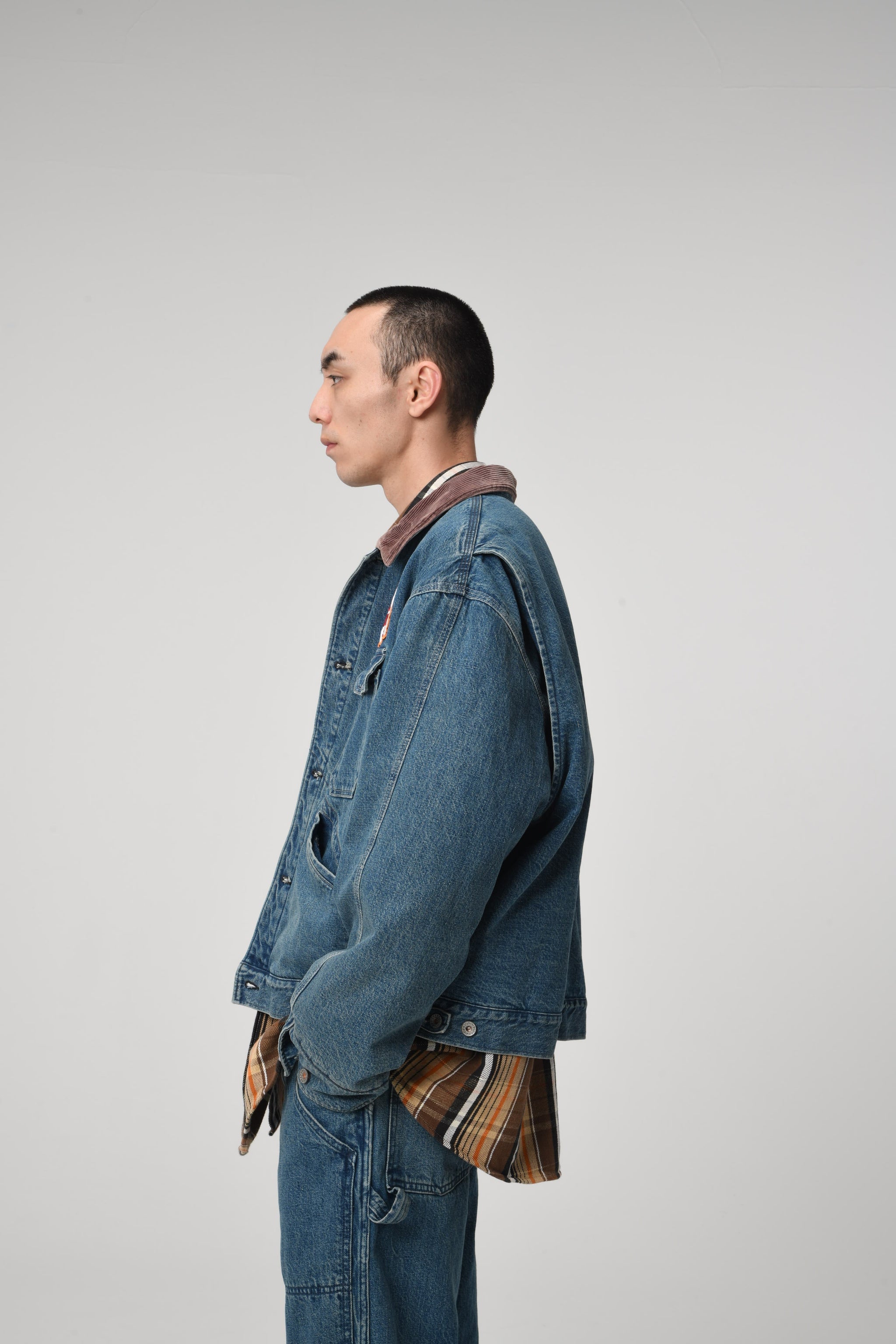 アンビ専用　DENIM BLANKET LINED JACKET sc15210a.jpg