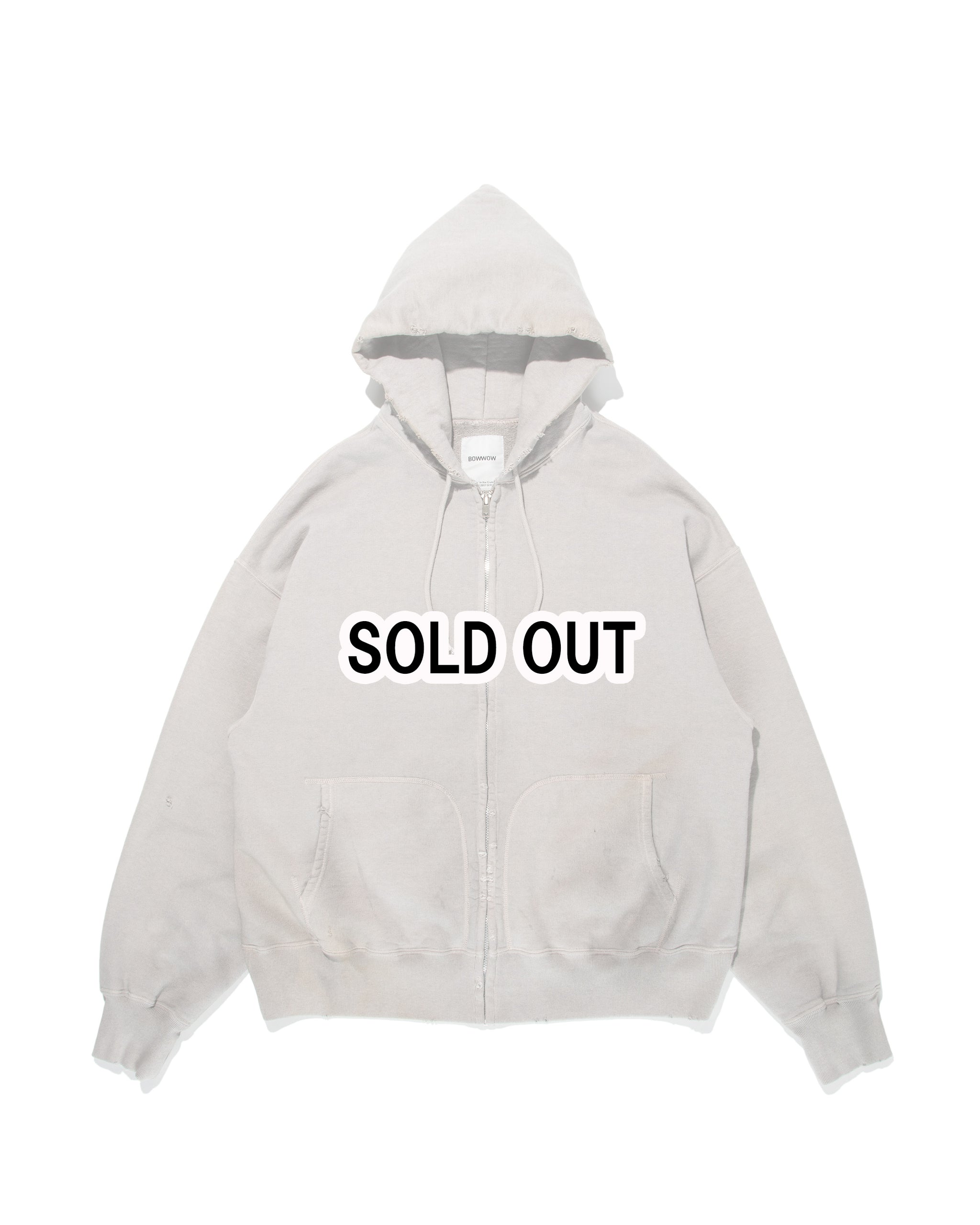 ZIP SWEAT HOODIE AGING – C30 - BOW WOW, RECOGNIZE FLAGSHIP SHOP ZIP SWEAT HOODIE AGING – C30 - BOW WOW, RECOGNIZE FLAGSHIP SHOP