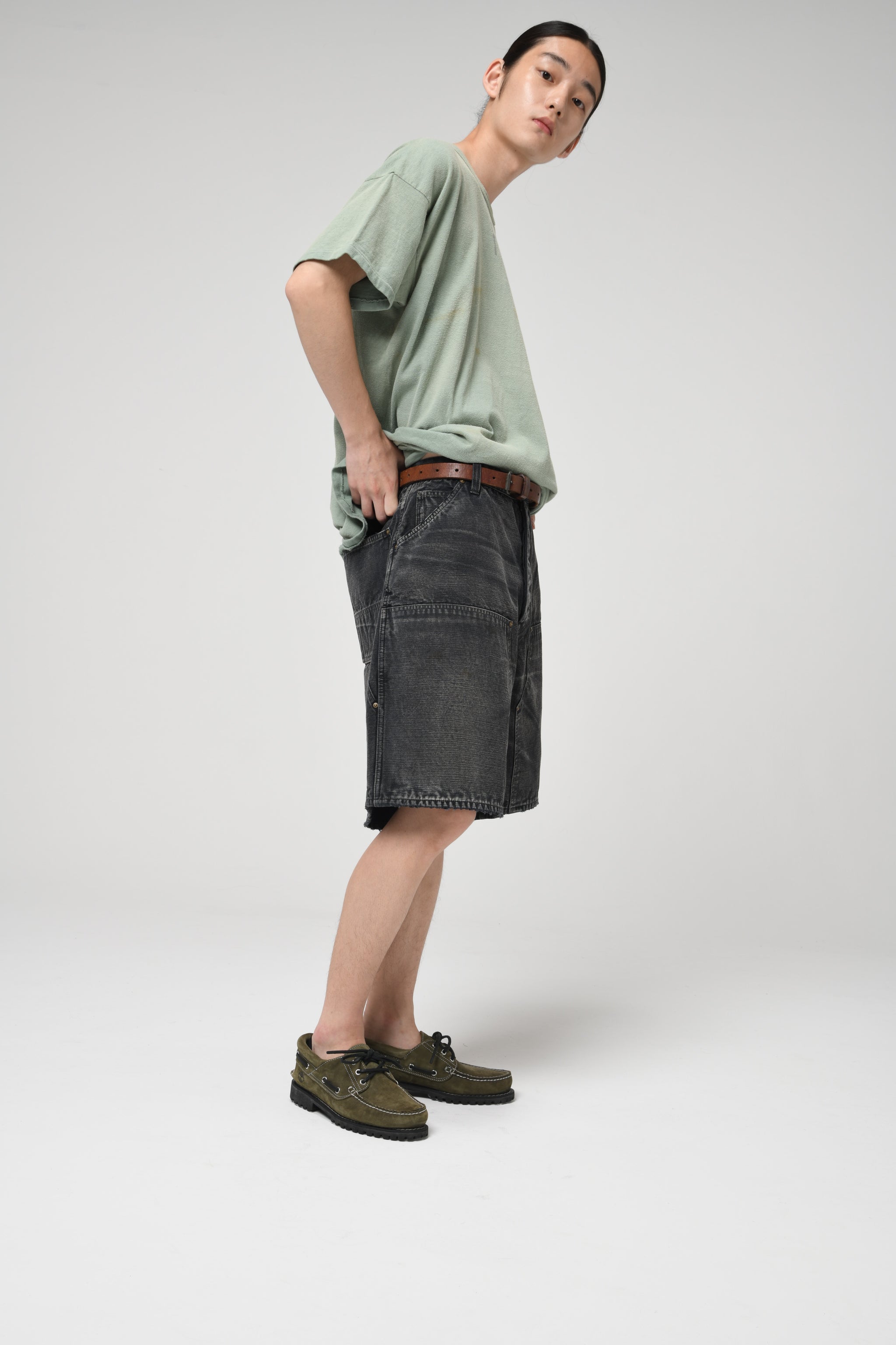 DOUBLE KNEE DUCK SHORTS AGED – C30 - BOW WOW, RECOGNIZE FLAGSHIP SHOP