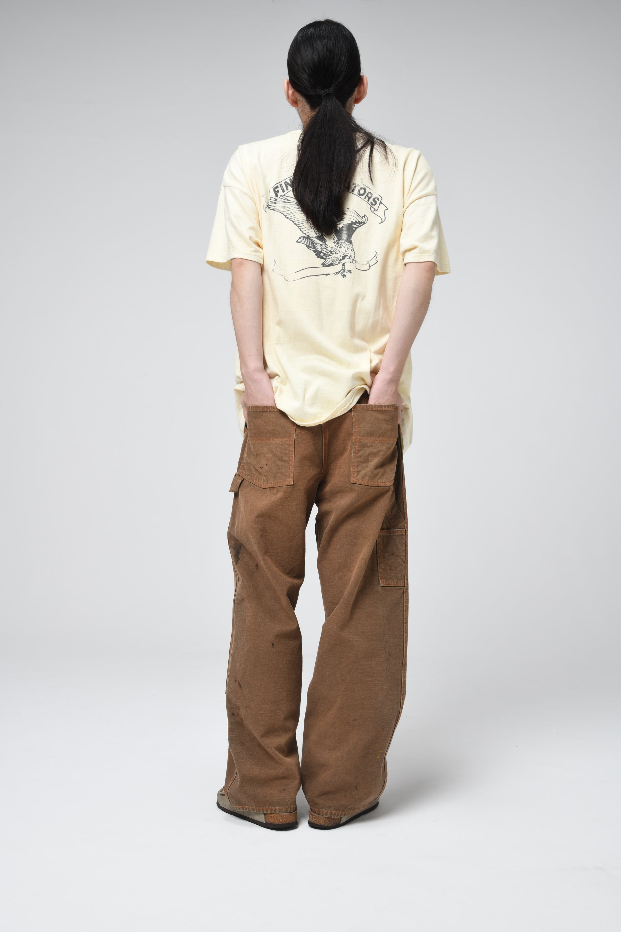 BROWN DUCK DOUBLE KNEE PANTS AGED – C30 - BOW WOW, RECOGNIZE