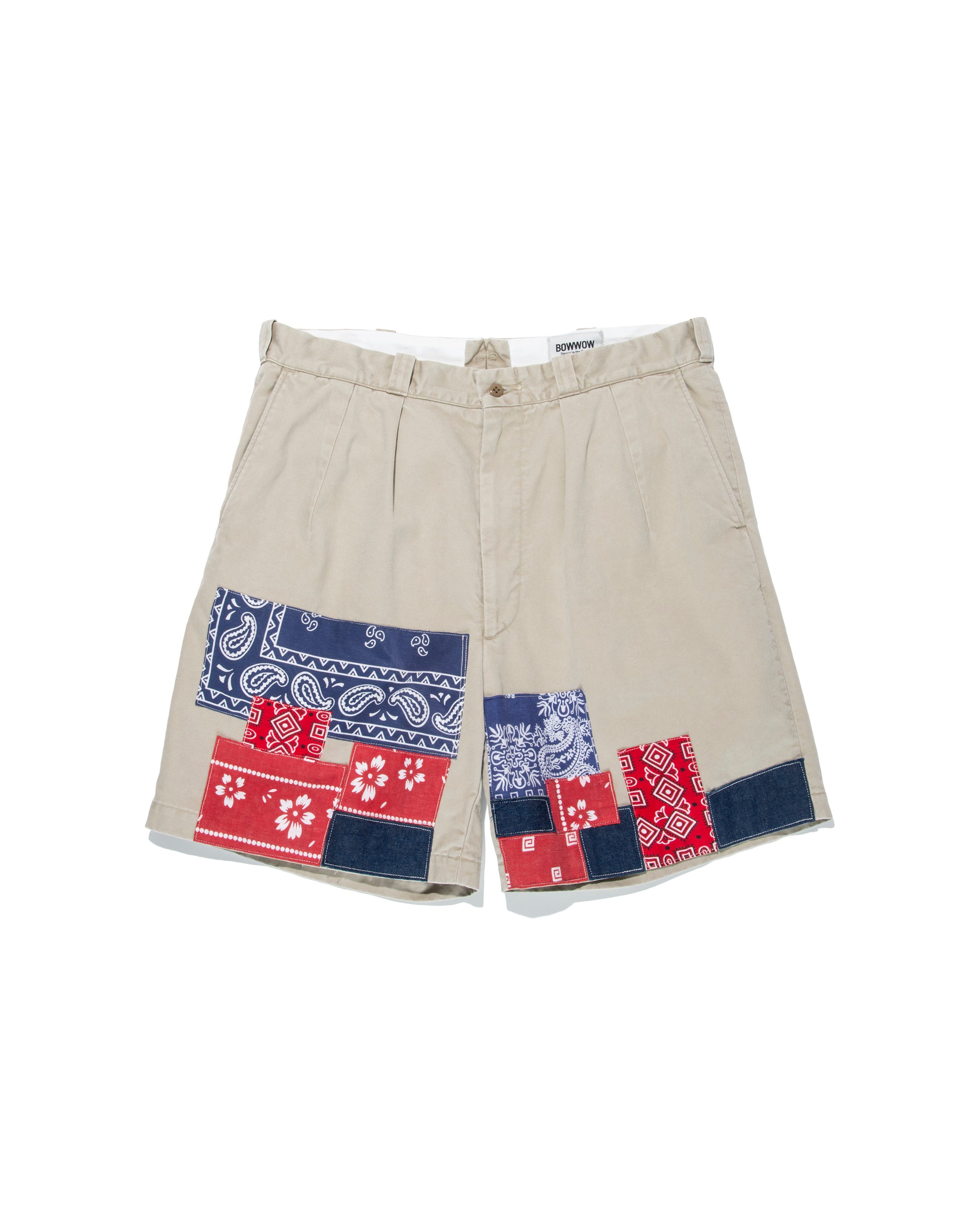 パンツ BOWWOW BANDANA REMADE CHINO SHORTS BANDANA REMADE CHINO SHORTS – C30 - BOW WOW, RECOGNIZE