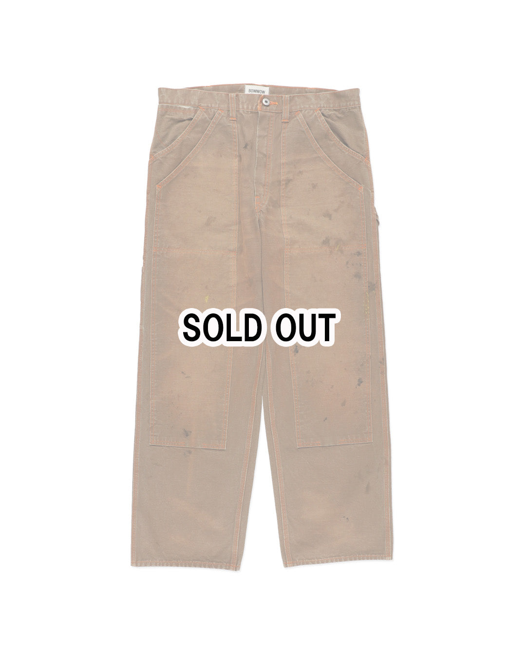 BROWN DUCK DOUBLE KNEE PANTS AGED – C30 - BOW WOW, RECOGNIZE