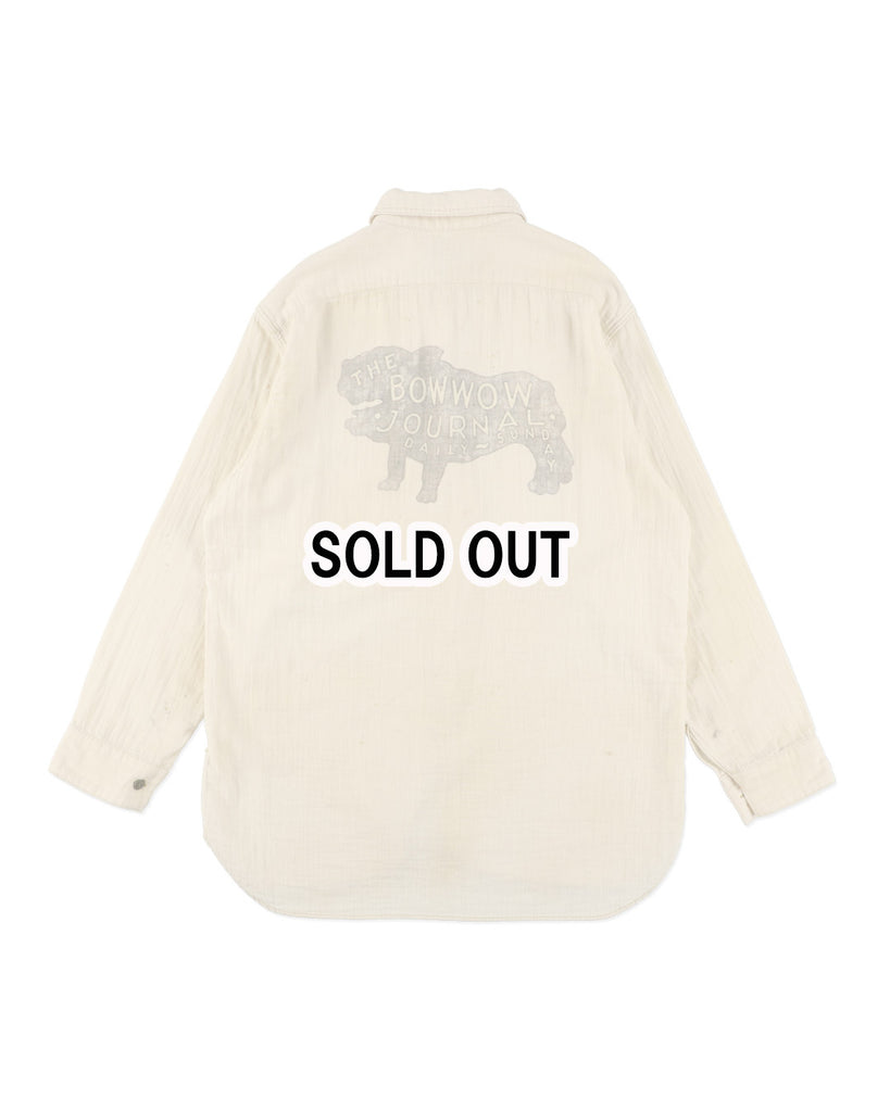 THE BOW WOW JOURNAL GAUZE SHIRT AGED – C30 - BOW WOW, RECOGNIZE