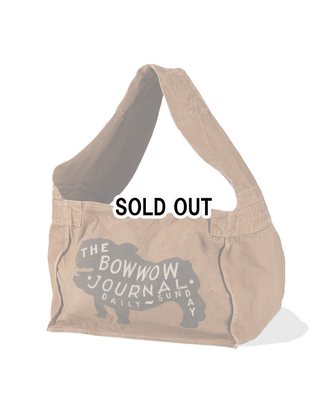 THE BOW WOW JOURNAL NEWSPAPER BAG AGED – C30 - BOW WOW, RECOGNIZE