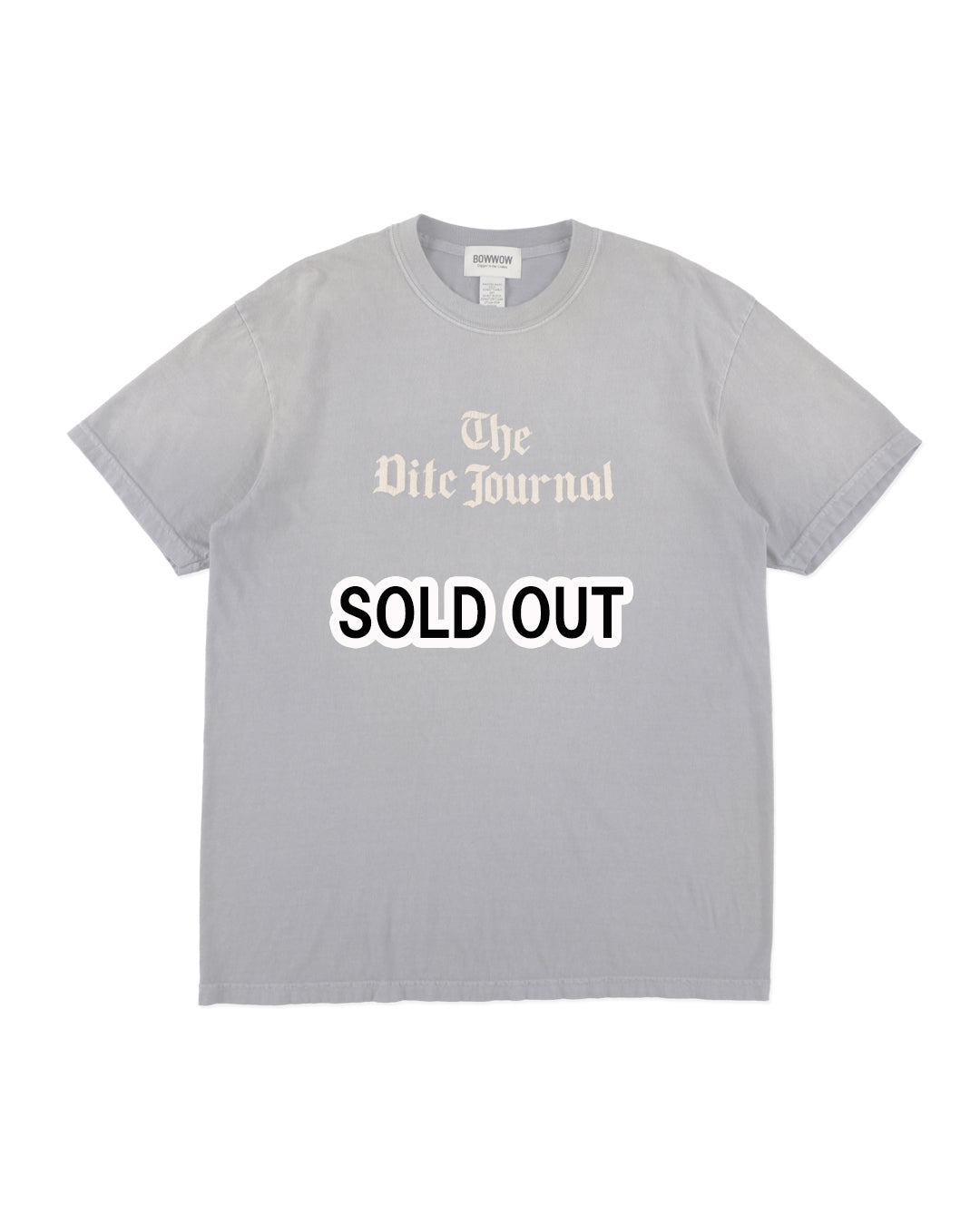 THE DITC JOURNAL TEE AGED – C30 - BOW WOW, RECOGNIZE FLAGSHIP SHOP