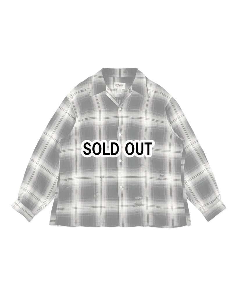 REMADE RAYON PLAID SHIRT AGED – C30 - BOW WOW, RECOGNIZE FLAGSHIP SHOP