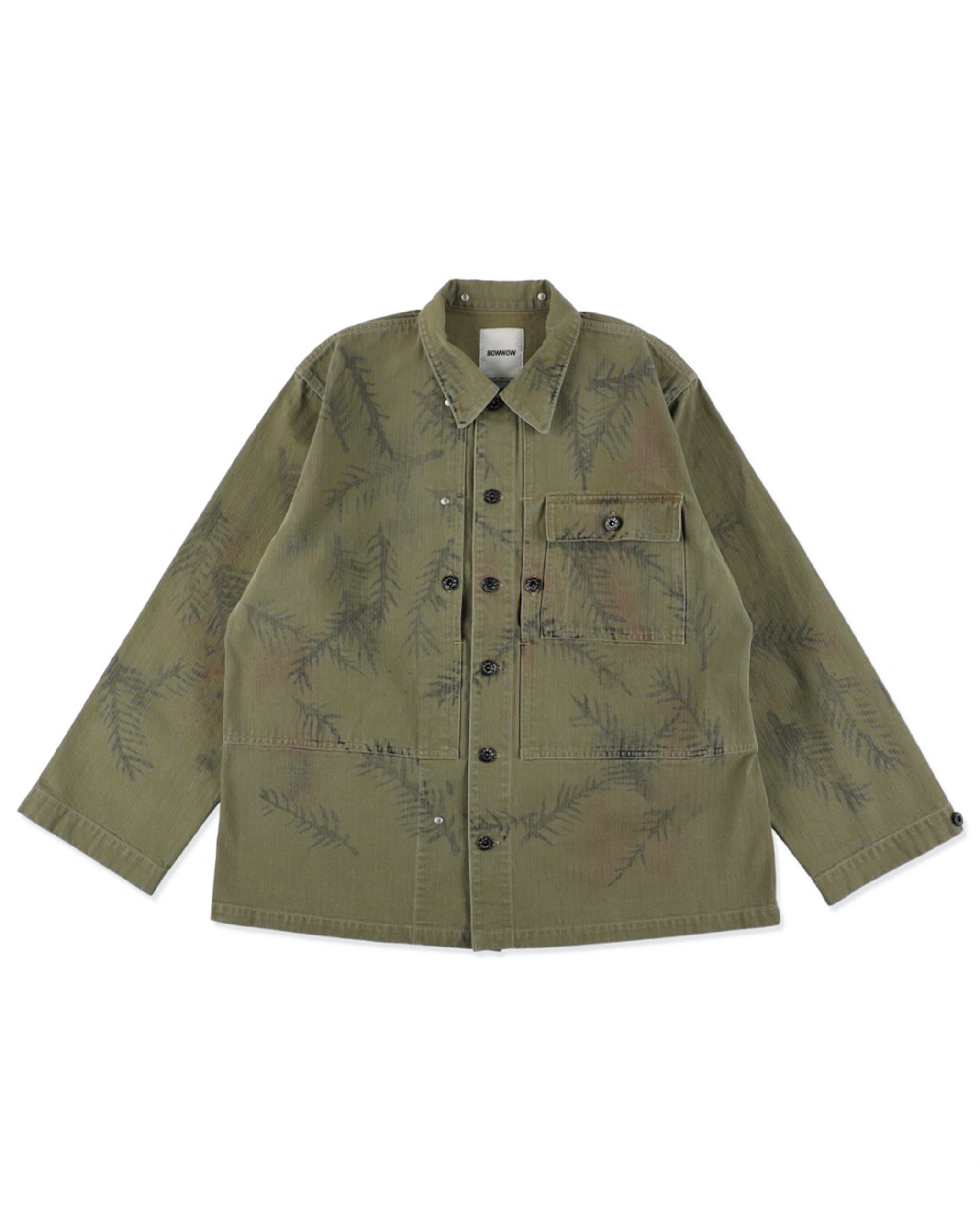 BOWWOW◇M42 HBT JACKET/ミリタリージャケット/M/コットン/KHK USMC
