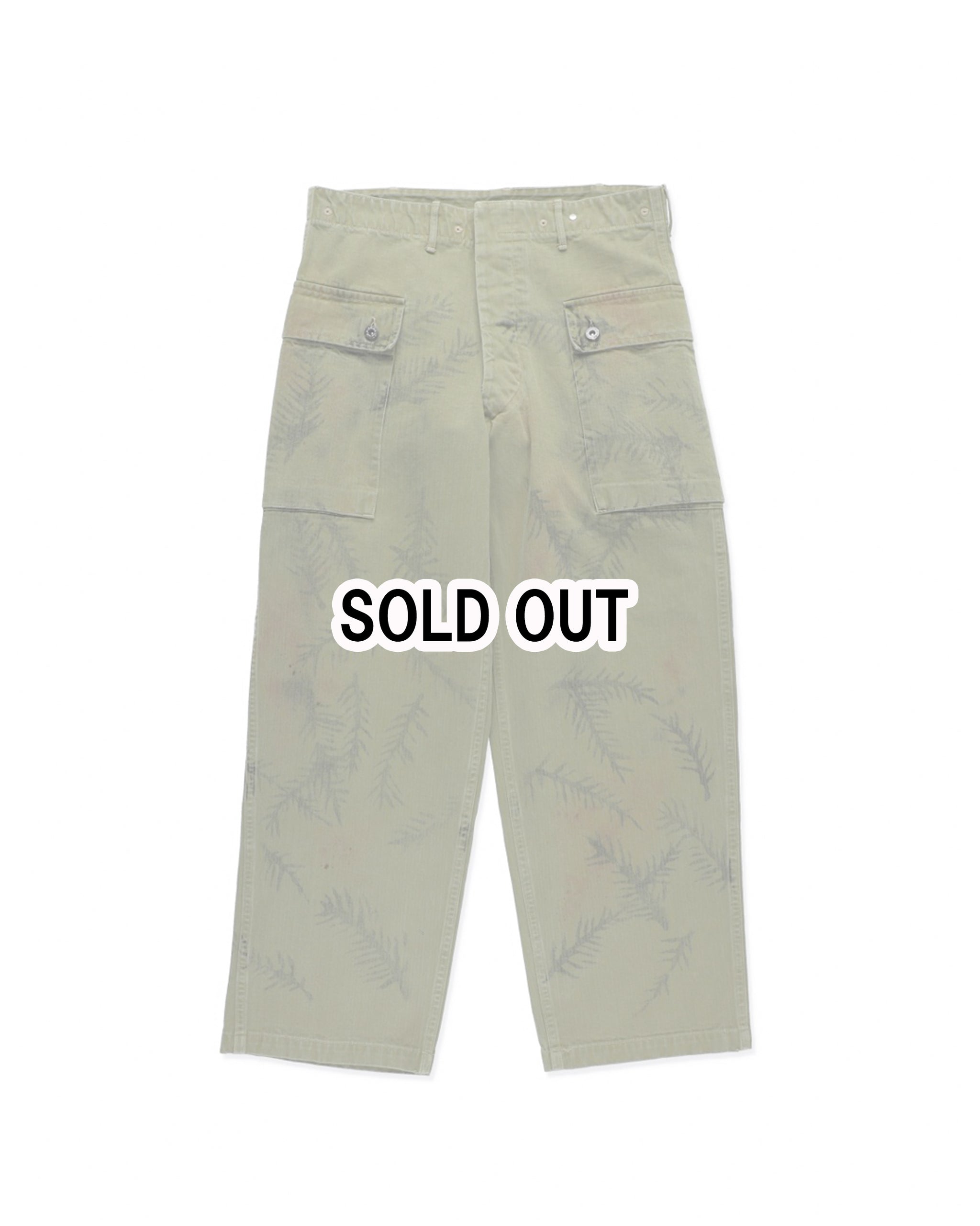bowwow 30s ARMY TROUSERS DUSTY