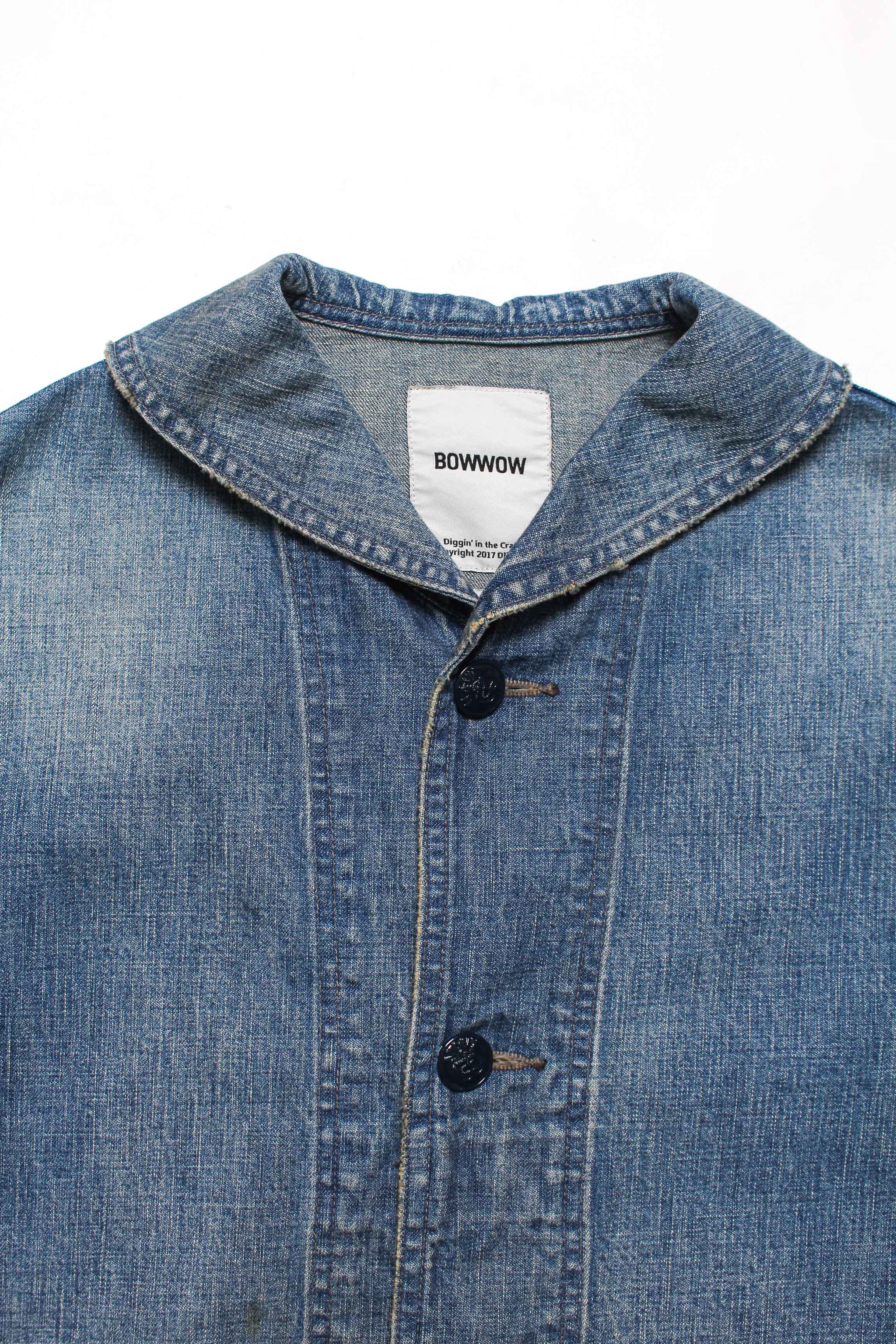 ジャケット・アウター BOWWOW USN M43 DUNGAREE JUMPER, SHAWL CO USN M43 DUNGAREE JUMPER, SHAWL COLLAR – C30 - BOW WOW