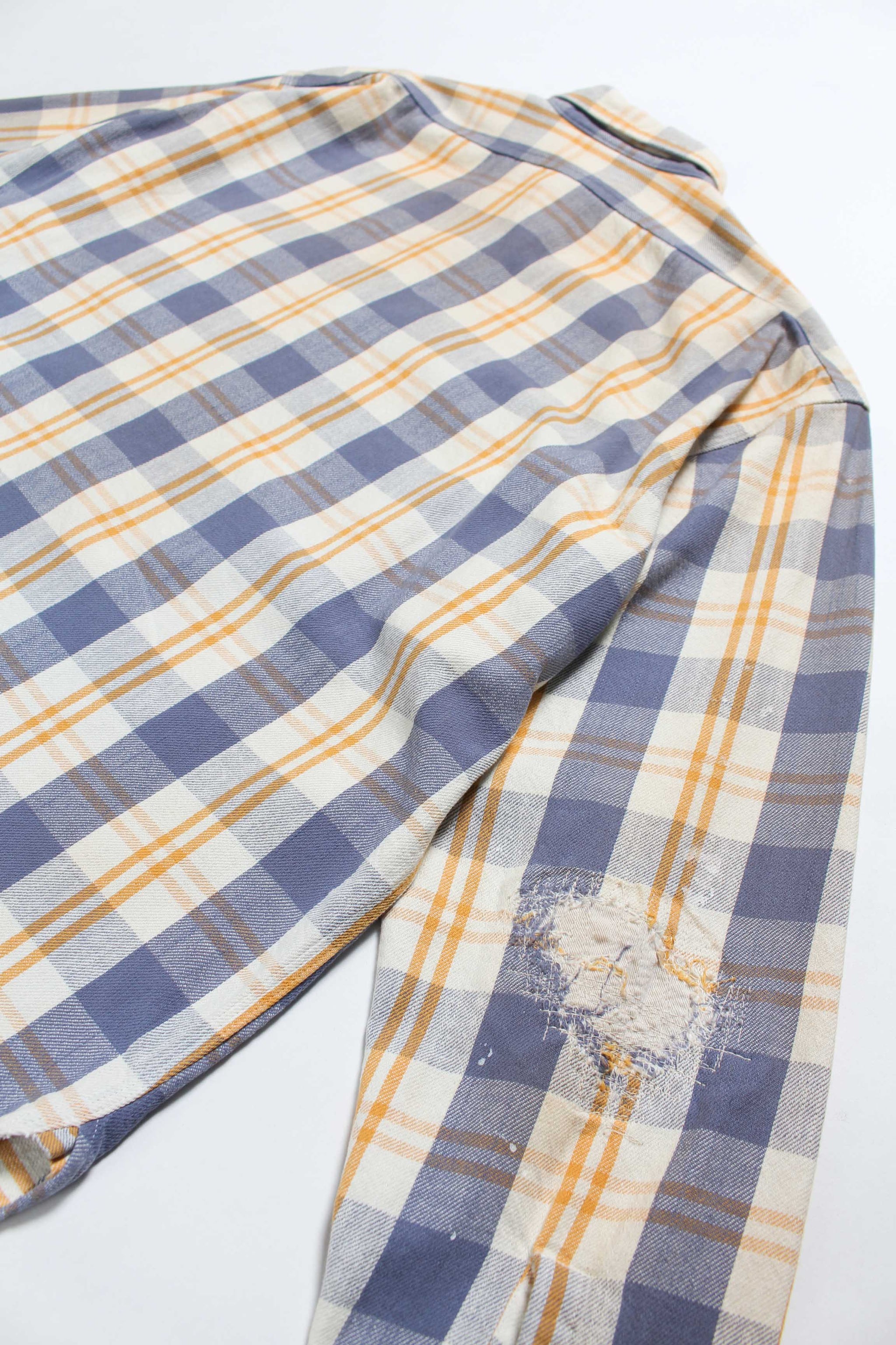UNIQUE POCKET CHECKED FLANNEL SHIRT AGED – C30 - BOW WOW