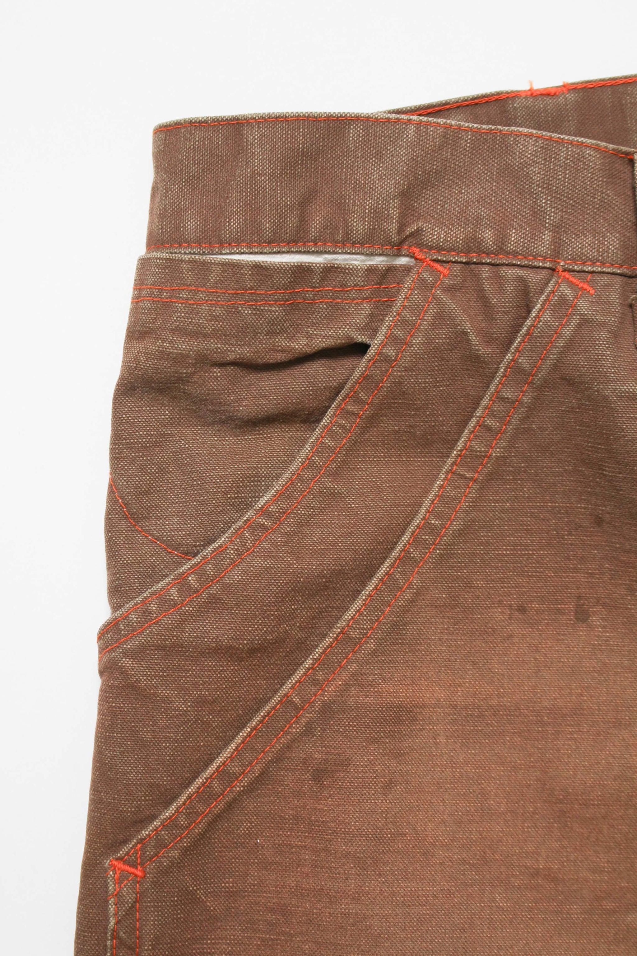 BROWN DUCK DOUBLE KNEE PANTS AGED – C30 - BOW WOW, RECOGNIZE