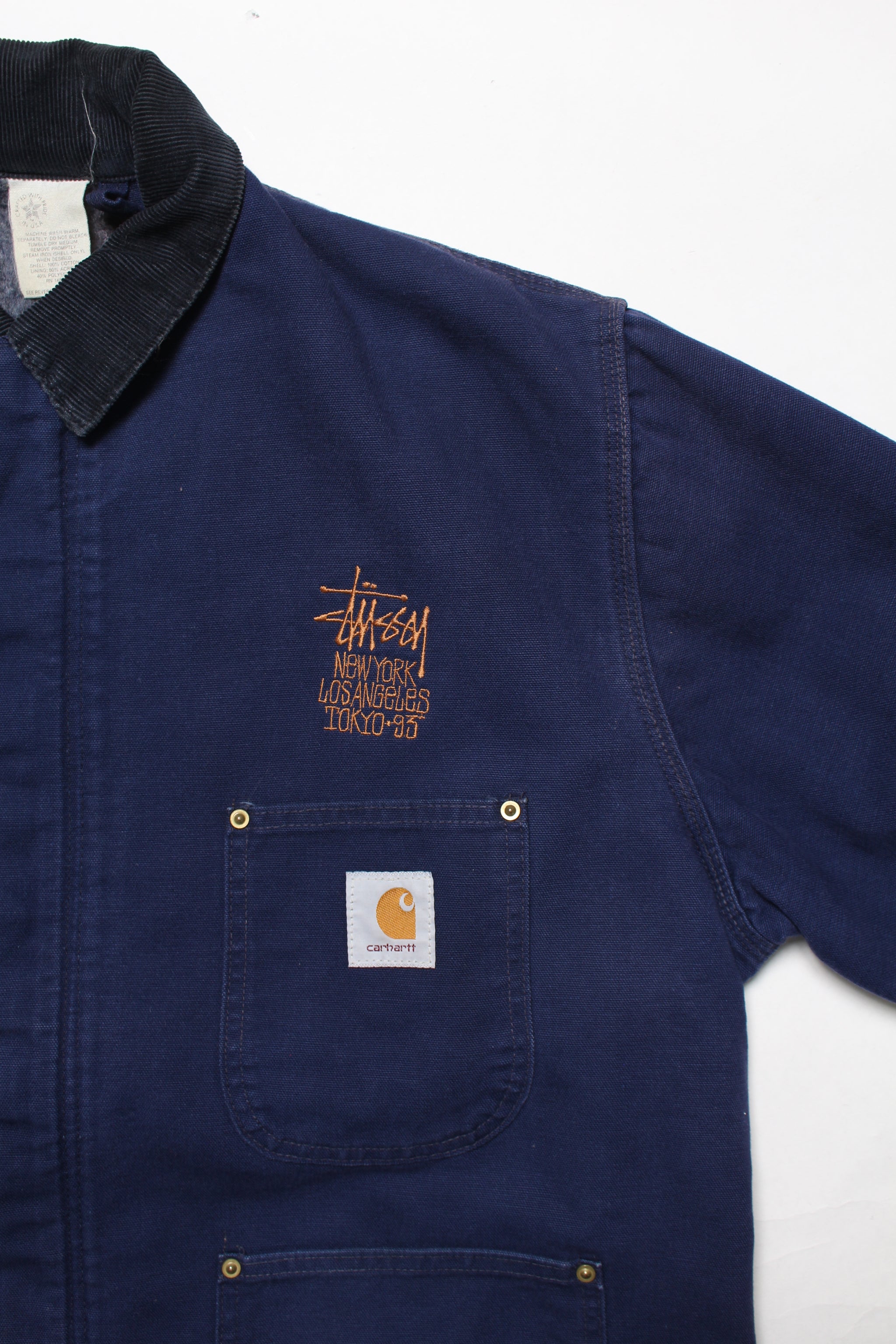 USED in STOCK】STUSSY × CARHARTT - NY, LA, TOKYO EDITION CHORE COAT '9 – C30  - BOW WOW, RECOGNIZE FLAGSHIP SHOP