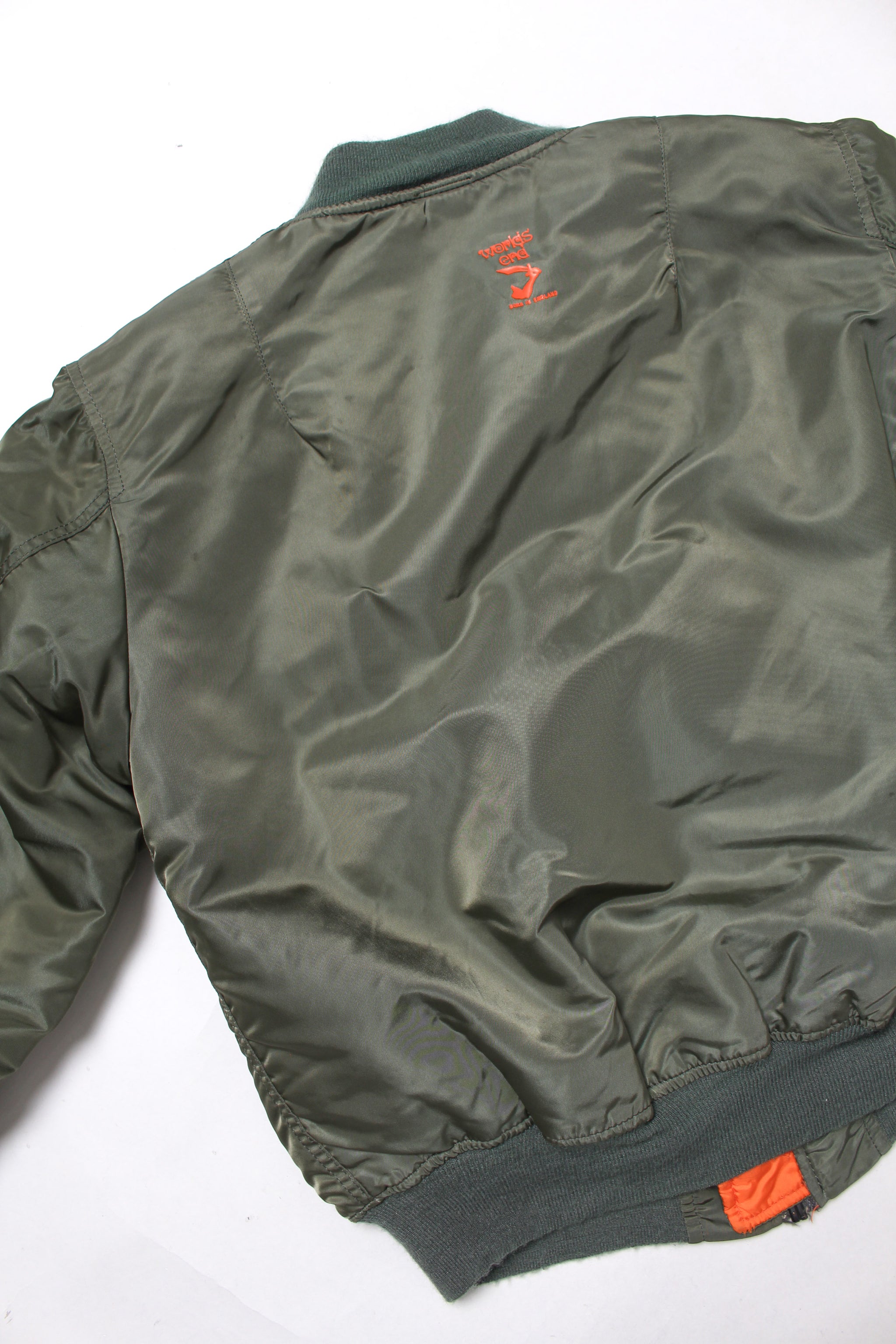 USED in STOCK】WORLD'S END – MA-1 90s – C30 - BOW WOW, RECOGNIZE