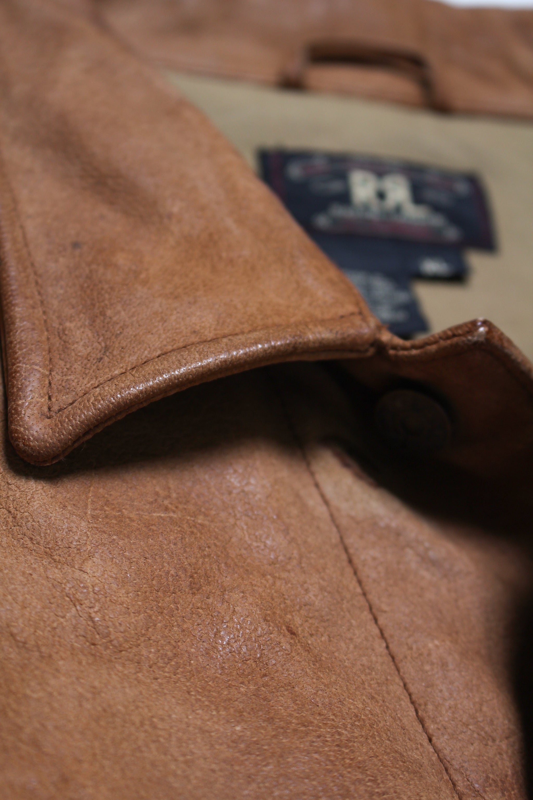 USED in STOCK】RRL – LEATHER RANCH JEAN JACKET 90s – C30 - BOW WOW