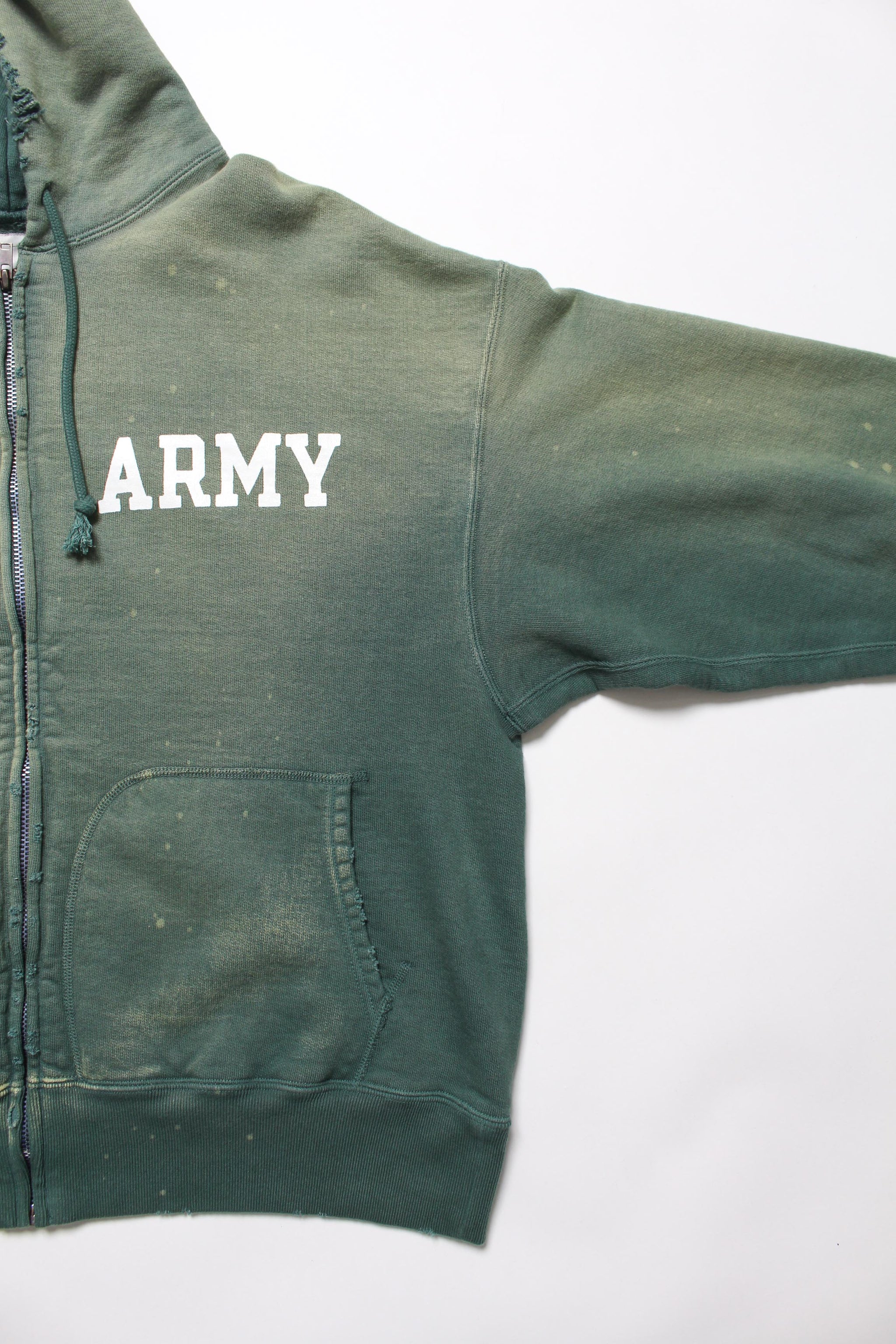 トップス BOWWOW ARMY ZIP HOODIE AGED XL ARMY ZIP HOODIE AGED – C30 - BOW WOW, RECOGNIZE FLAGSHIP SHOP