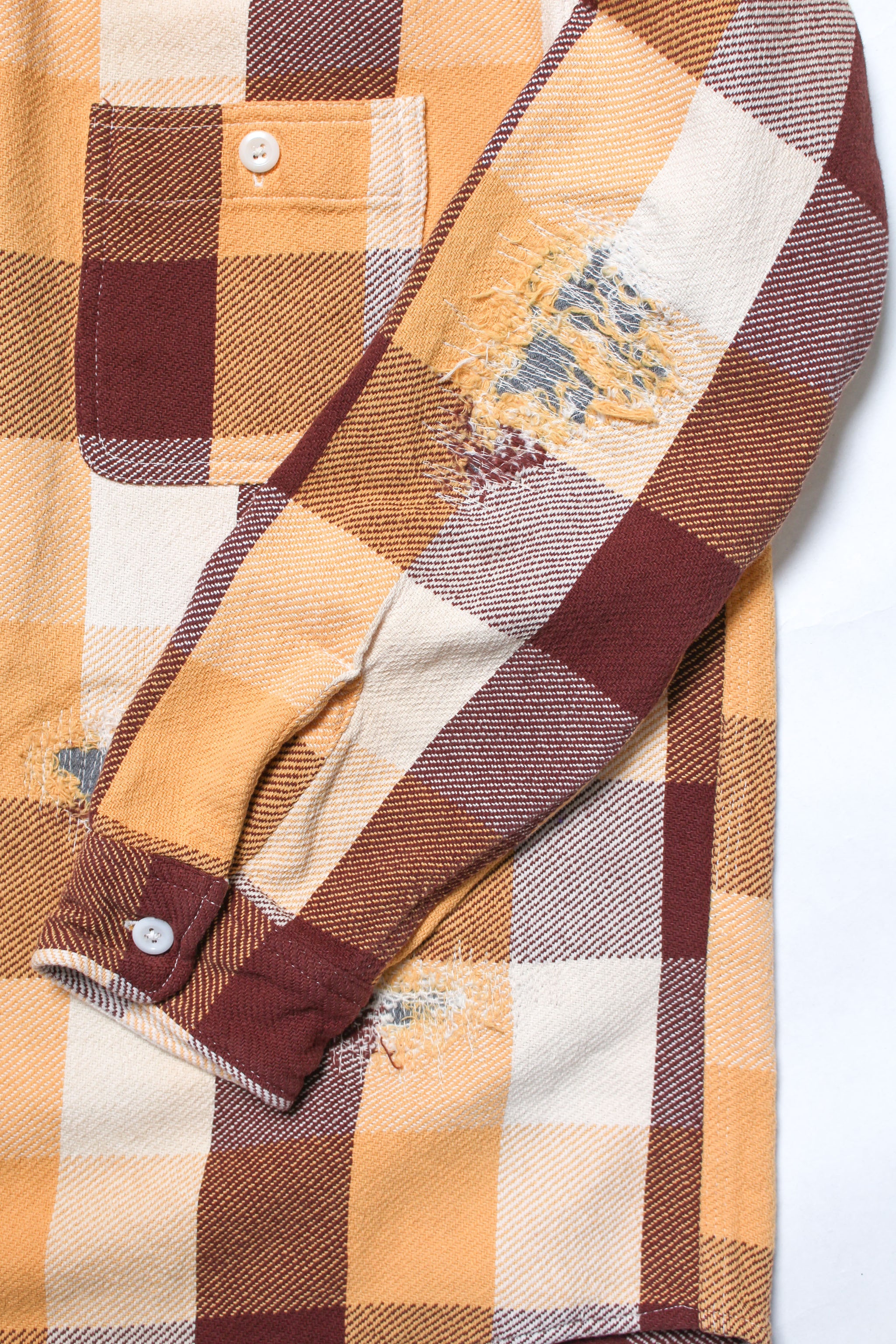 トップス BOW WOW REPAIR AGEING FLANNEL SHIRTS BOW WOW REPAIR AGEING FLANNEL SHIRTS – unexpected store