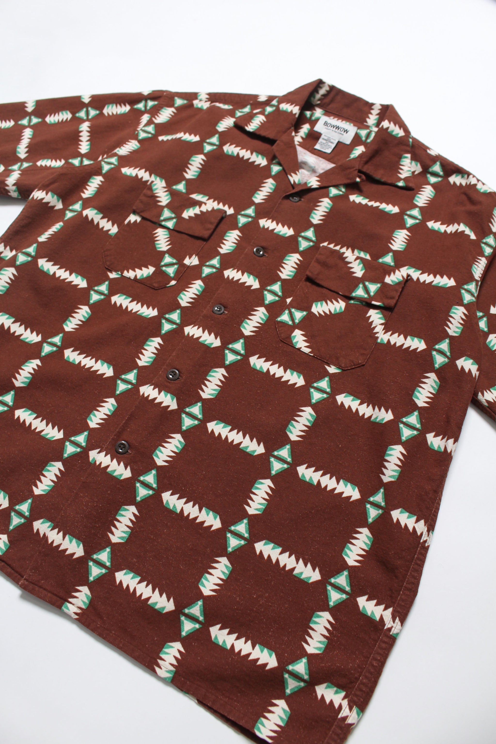 NAVAJO PRINT FLANNEL SHIRT AGED – C30 - BOW WOW, RECOGNIZE