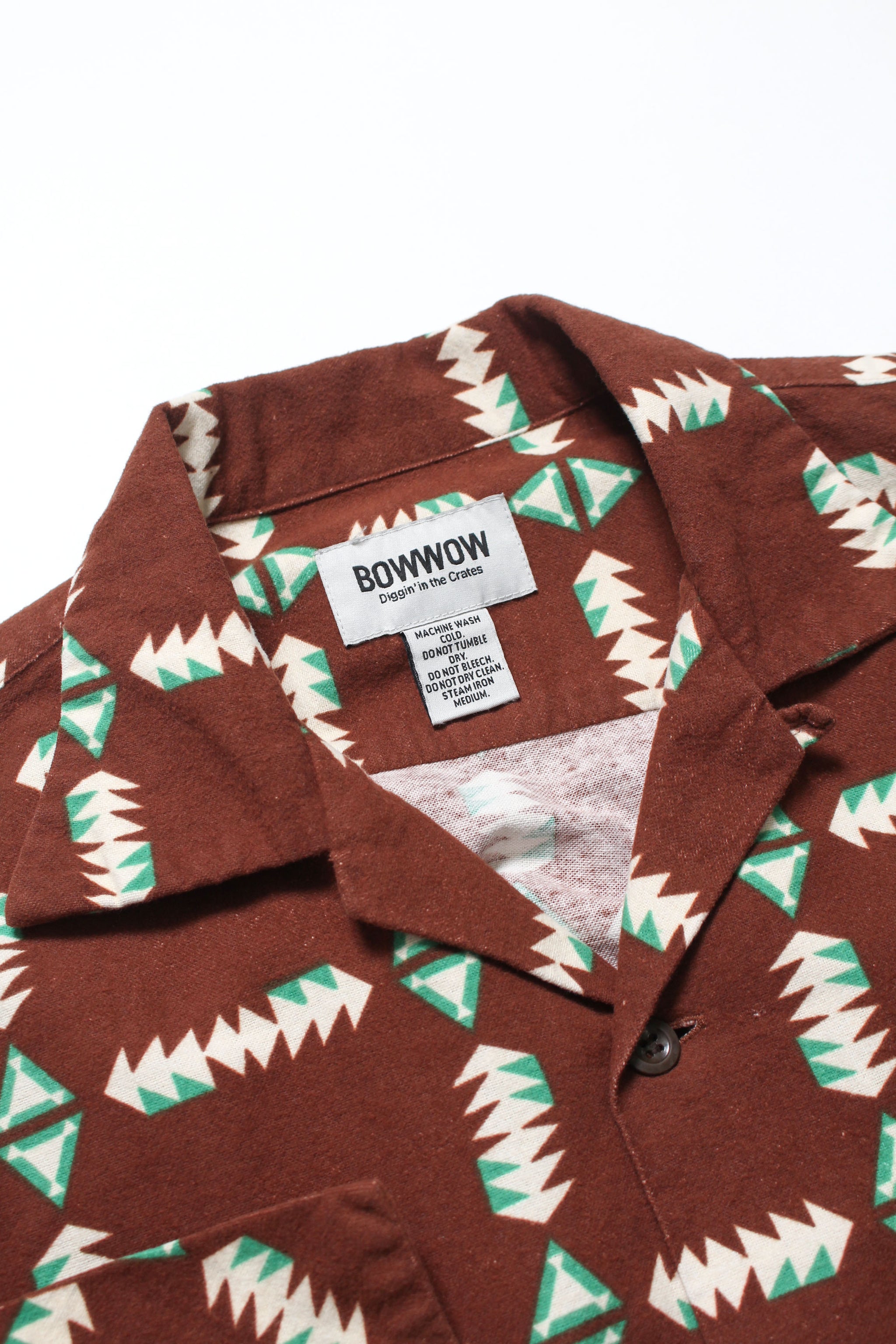NAVAJO PRINT FLANNEL SHIRT AGED – C30 - BOW WOW, RECOGNIZE