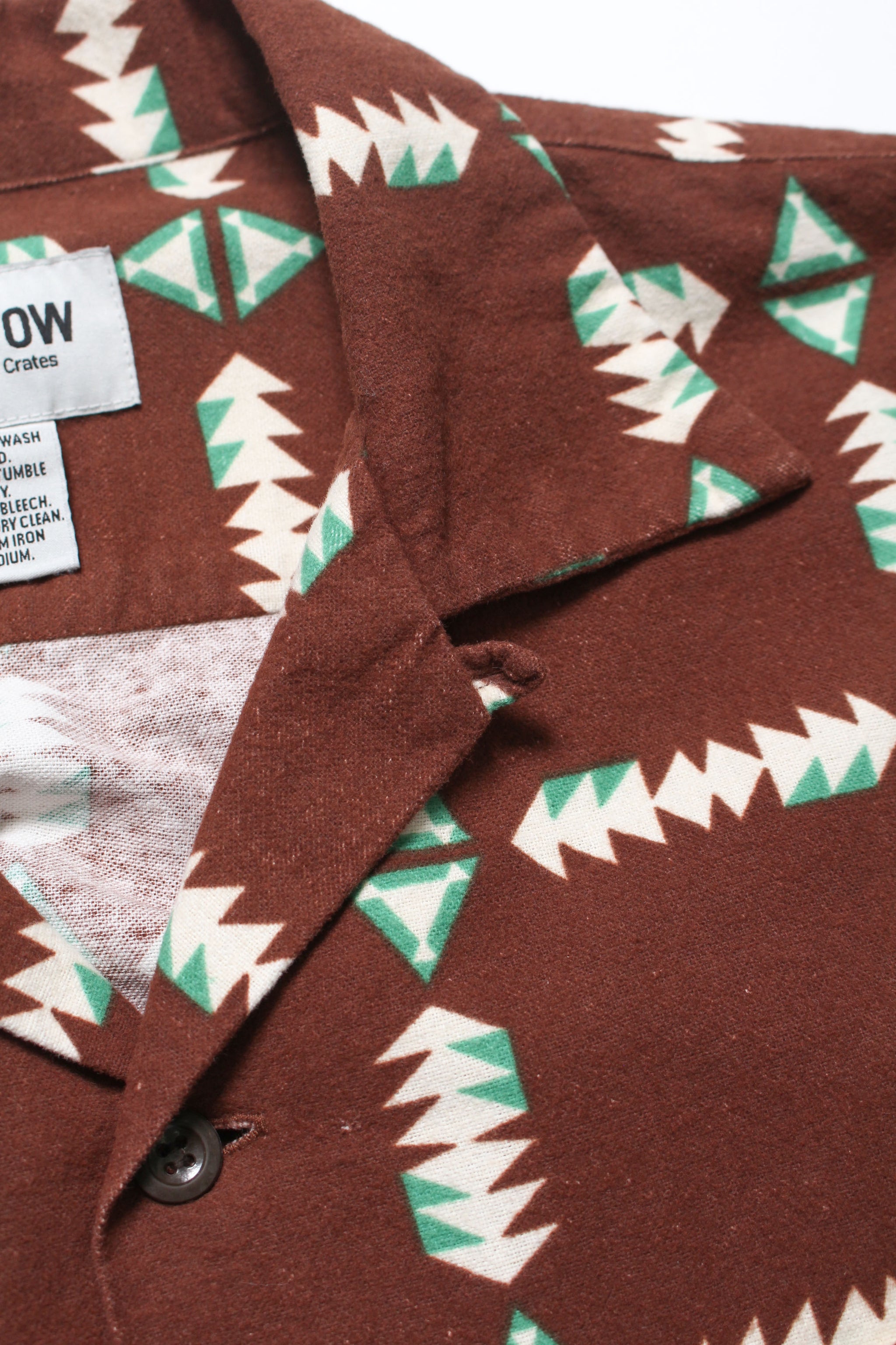 NAVAJO PRINT FLANNEL SHIRT AGED – C30 - BOW WOW, RECOGNIZE