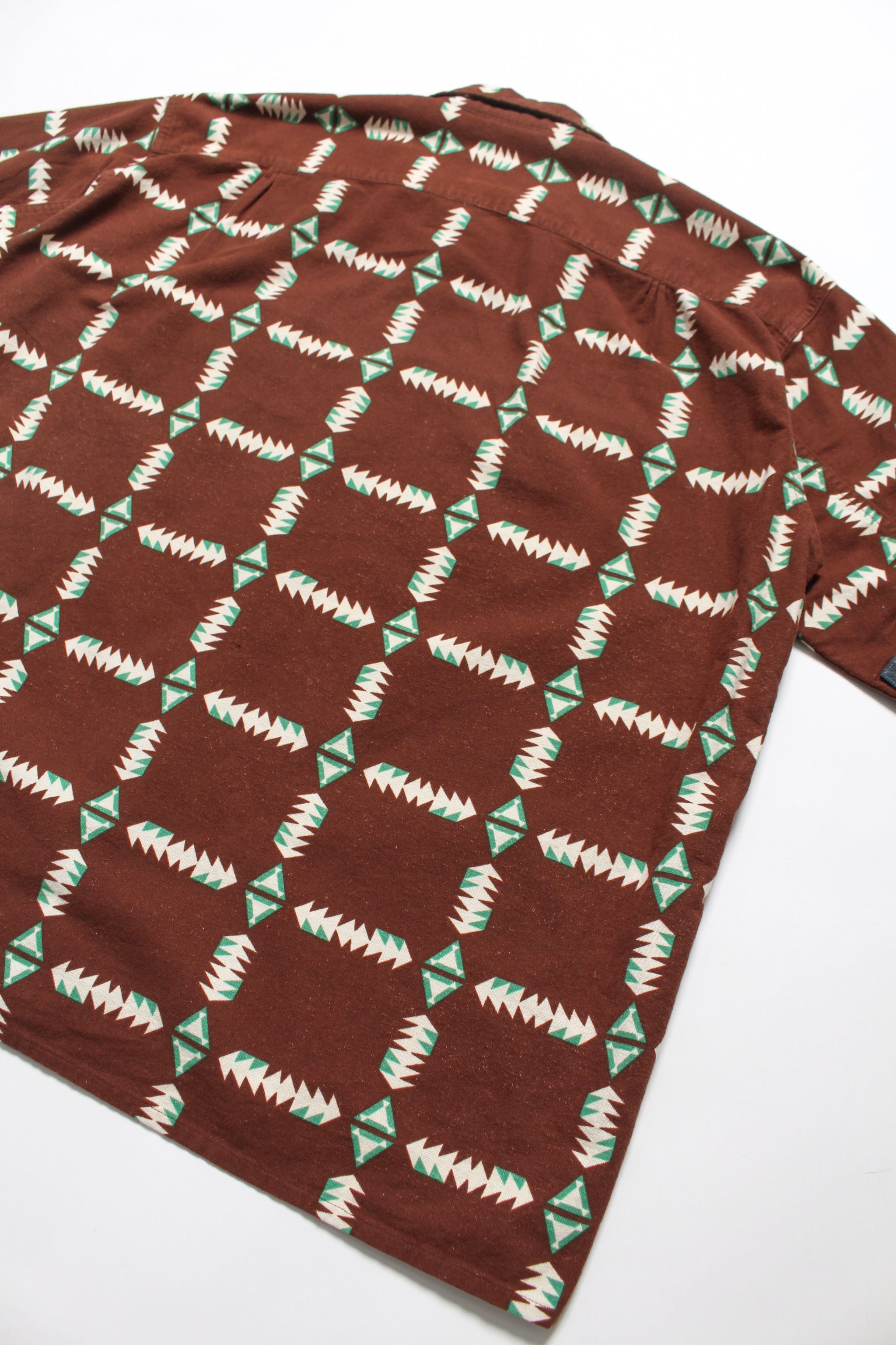 NAVAJO PRINT FLANNEL SHIRT AGED – C30 - BOW WOW, RECOGNIZE