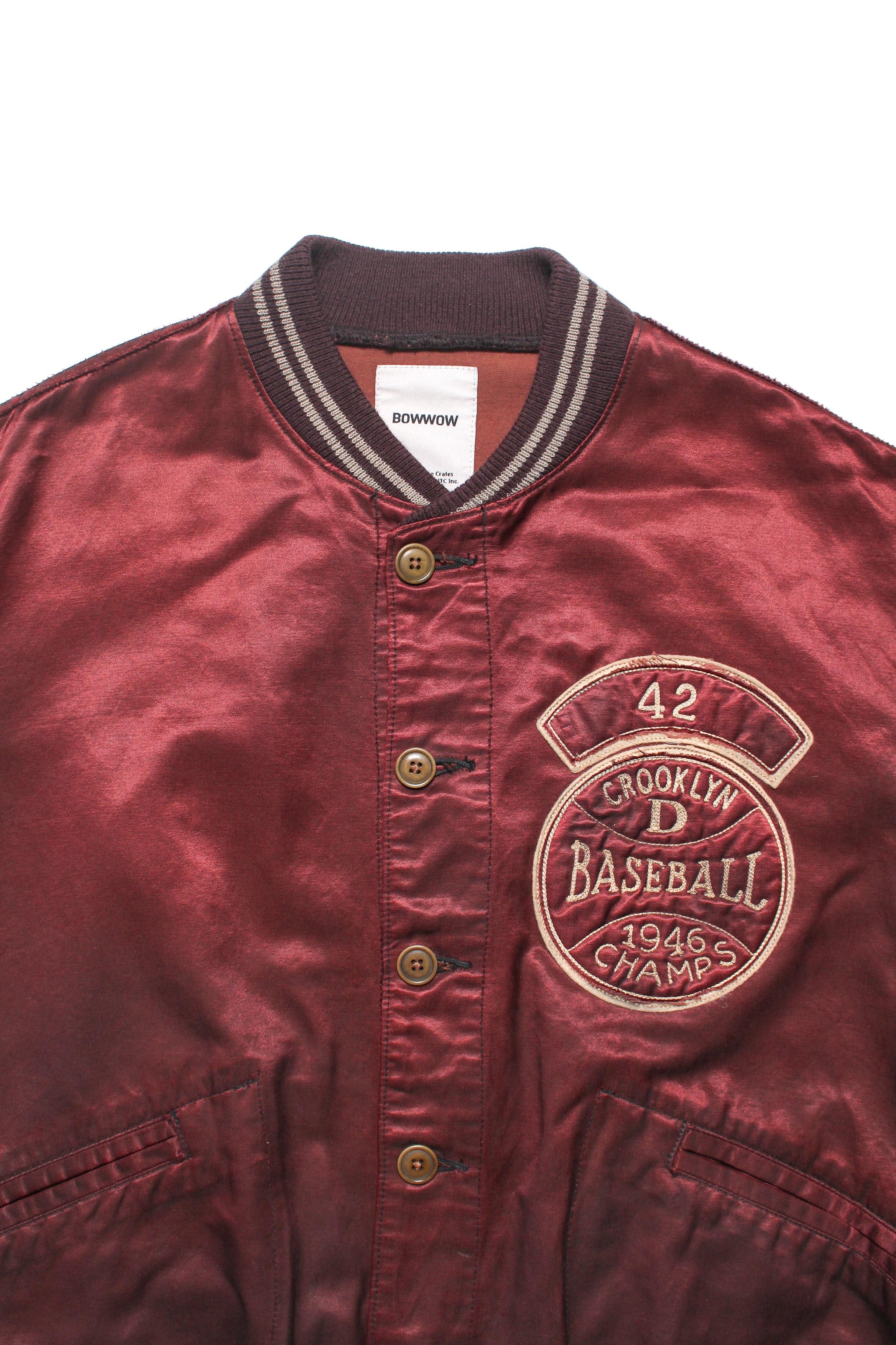 BASEBALL CHAMPION SATIN JACKET AGED – C30 - BOW WOW, RECOGNIZE