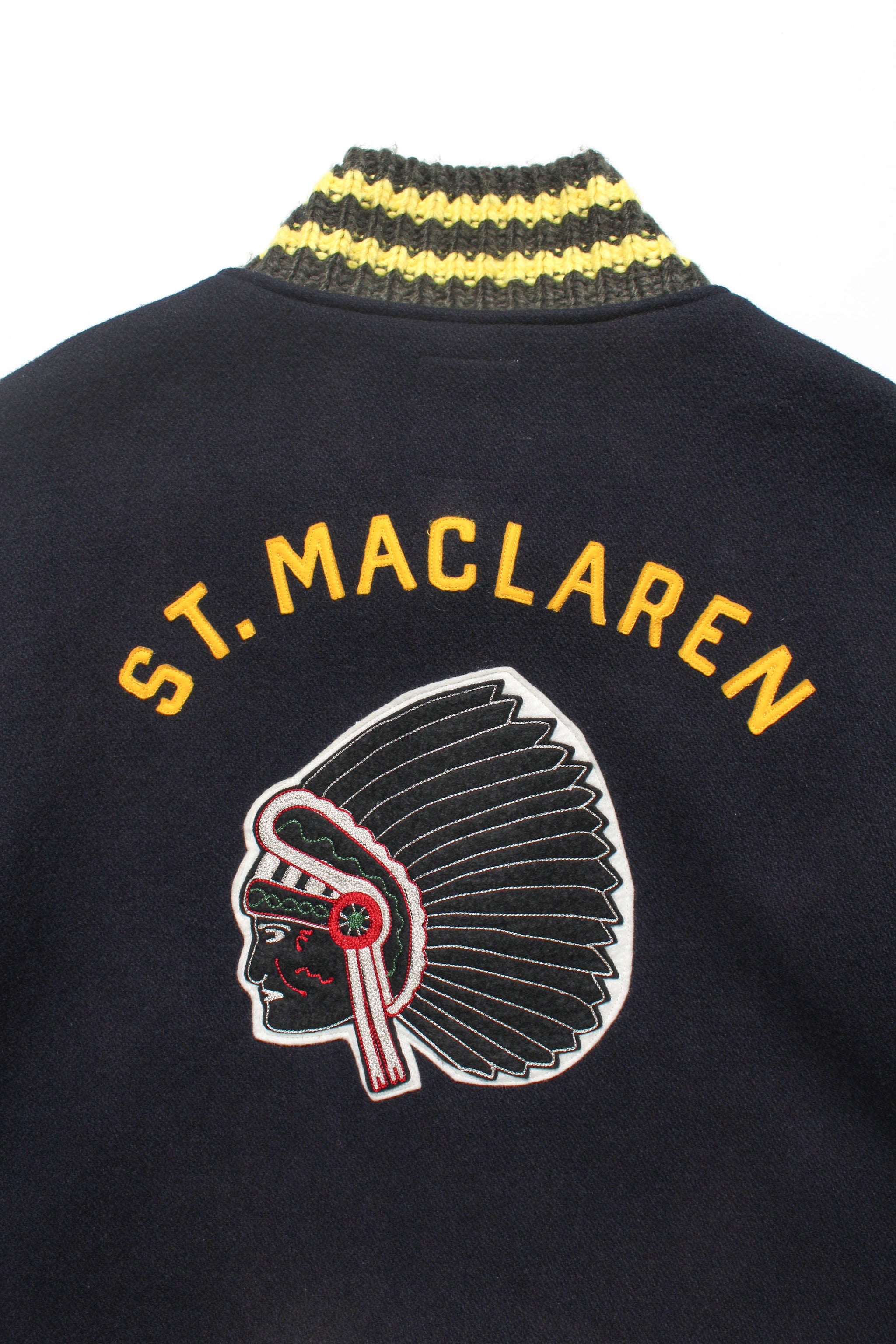 ST. MACLAREN UNIV. VARSITY JACKET AGED – C30 - BOW WOW, RECOGNIZE