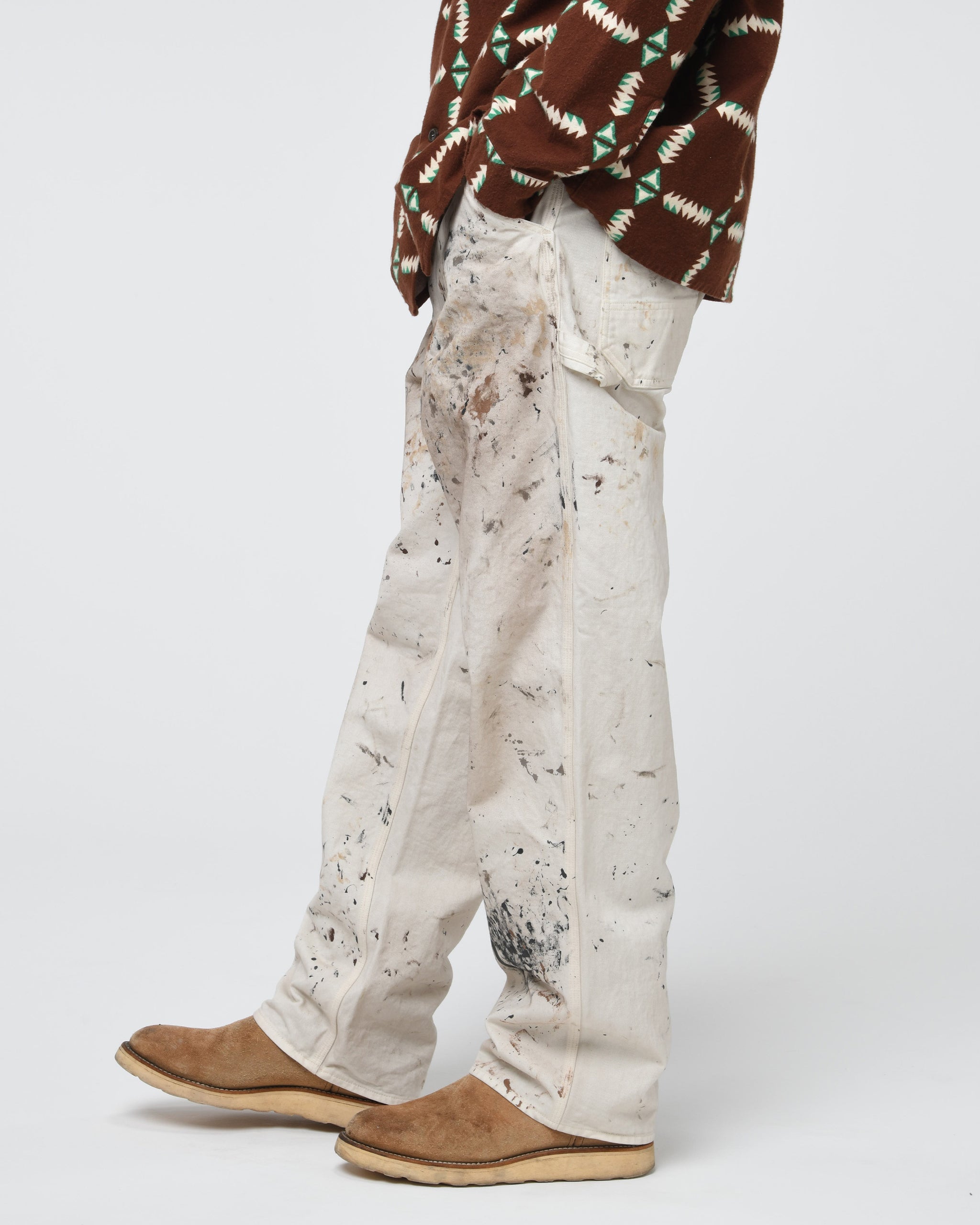 パンツ DAMAGED PAINTER PANTS PAINTER'S PAINT STAINED PAINTER PANTS – C30 - BOW WOW