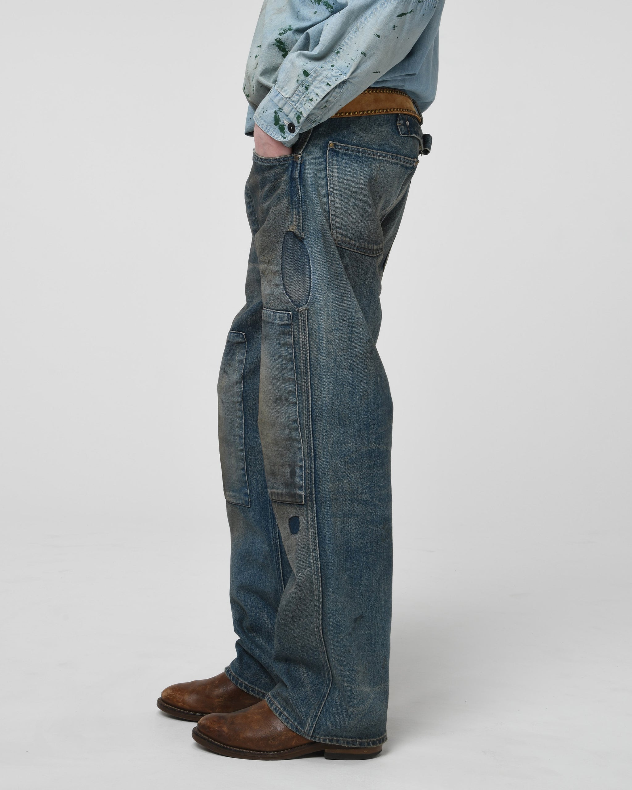 MINER'S REPAIRED DENIM WORK PANTS – C30 - BOW WOW, RECOGNIZE