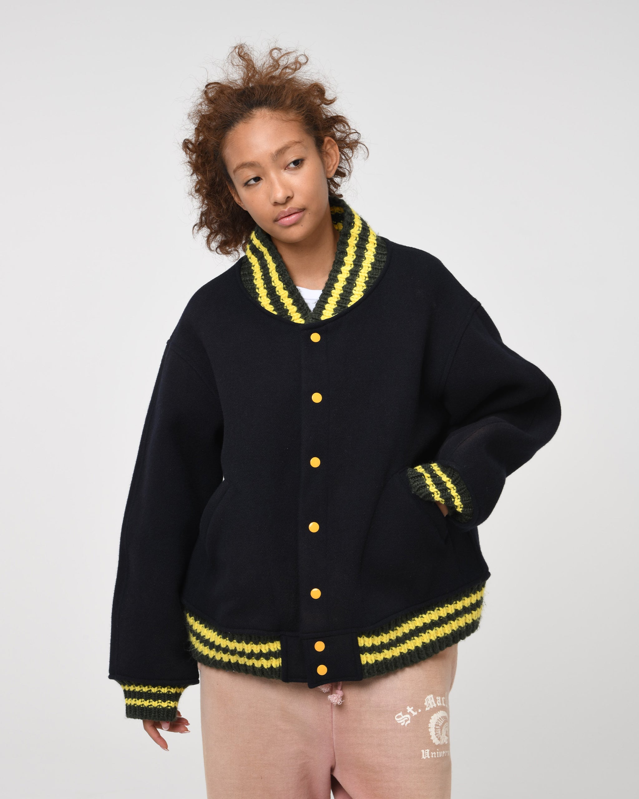 ST. MACLAREN UNIV. VARSITY JACKET AGED – C30 - BOW WOW, RECOGNIZE