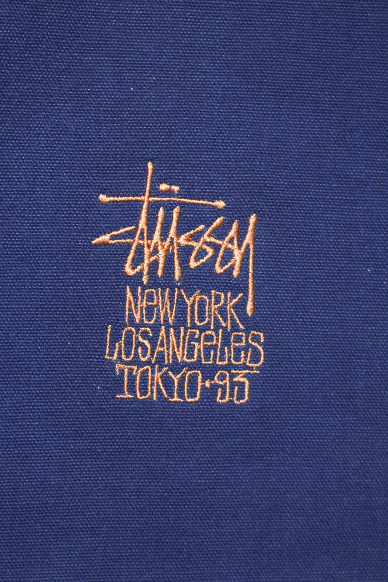 USED in STOCK】STUSSY×CARHARTT – NY, LA, TOKYO DETROIT JK '93
