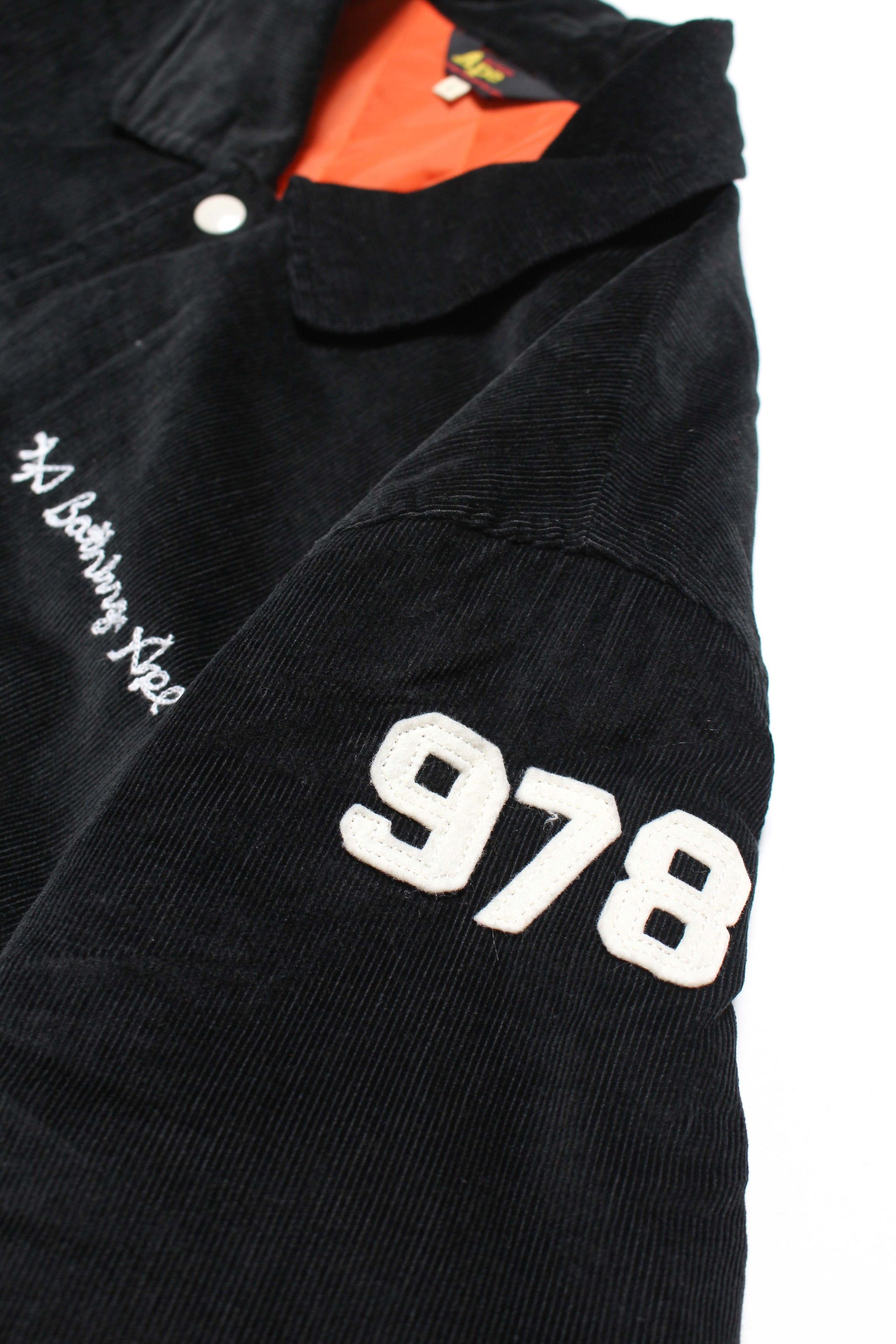 A BATHING APE CORDUROY STADIUM JKT 90s – C30 - BOW WOW, RECOGNIZE
