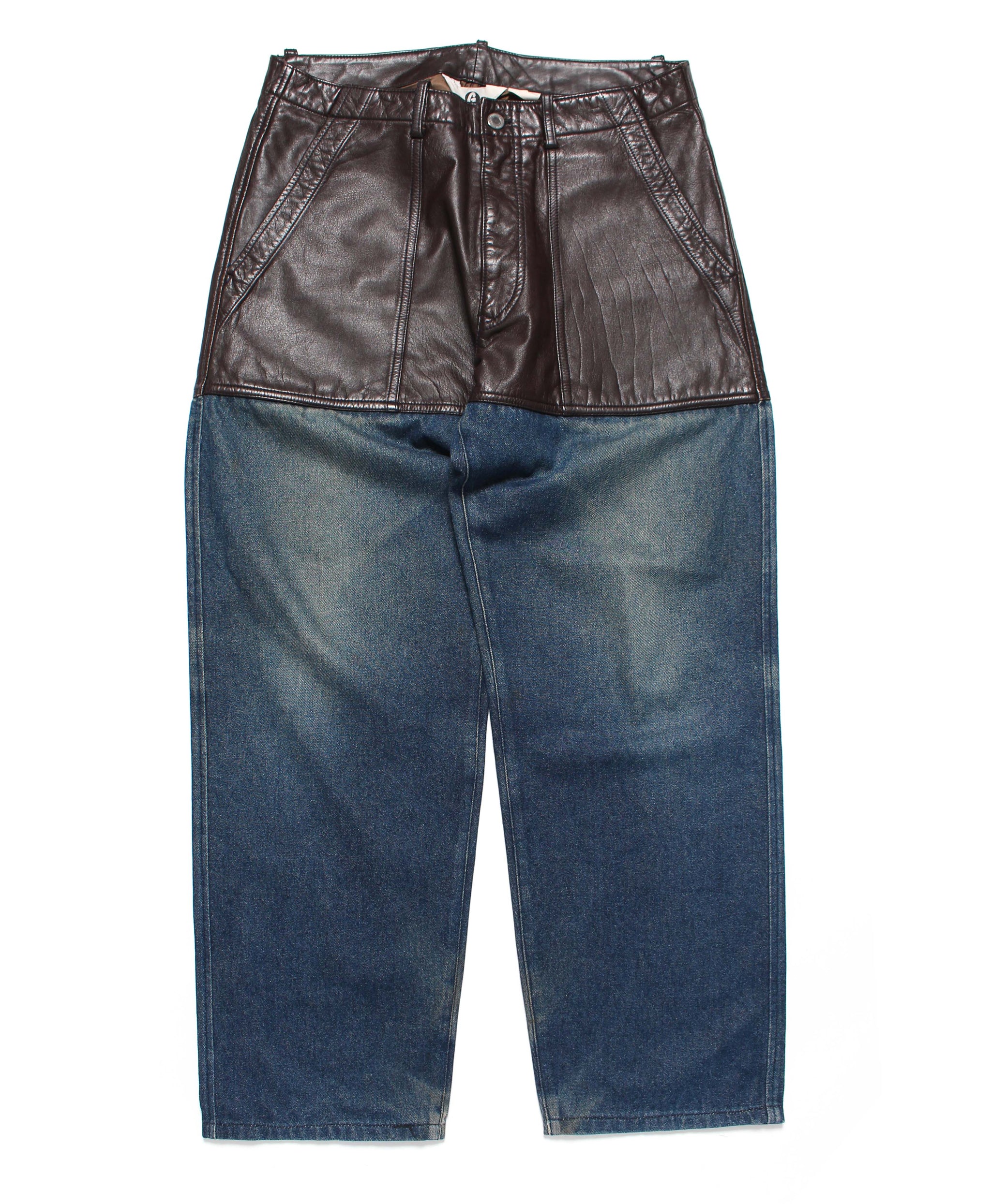 GOODENOUGH LEATHER & DENIM BAKER PANTS '92 – C30 - BOW WOW